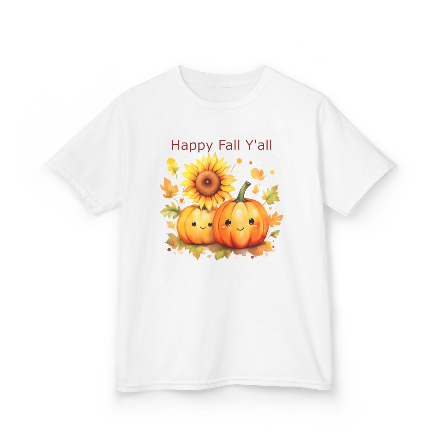 Child Tee - Autumn - Happy Fall Y'All (01)