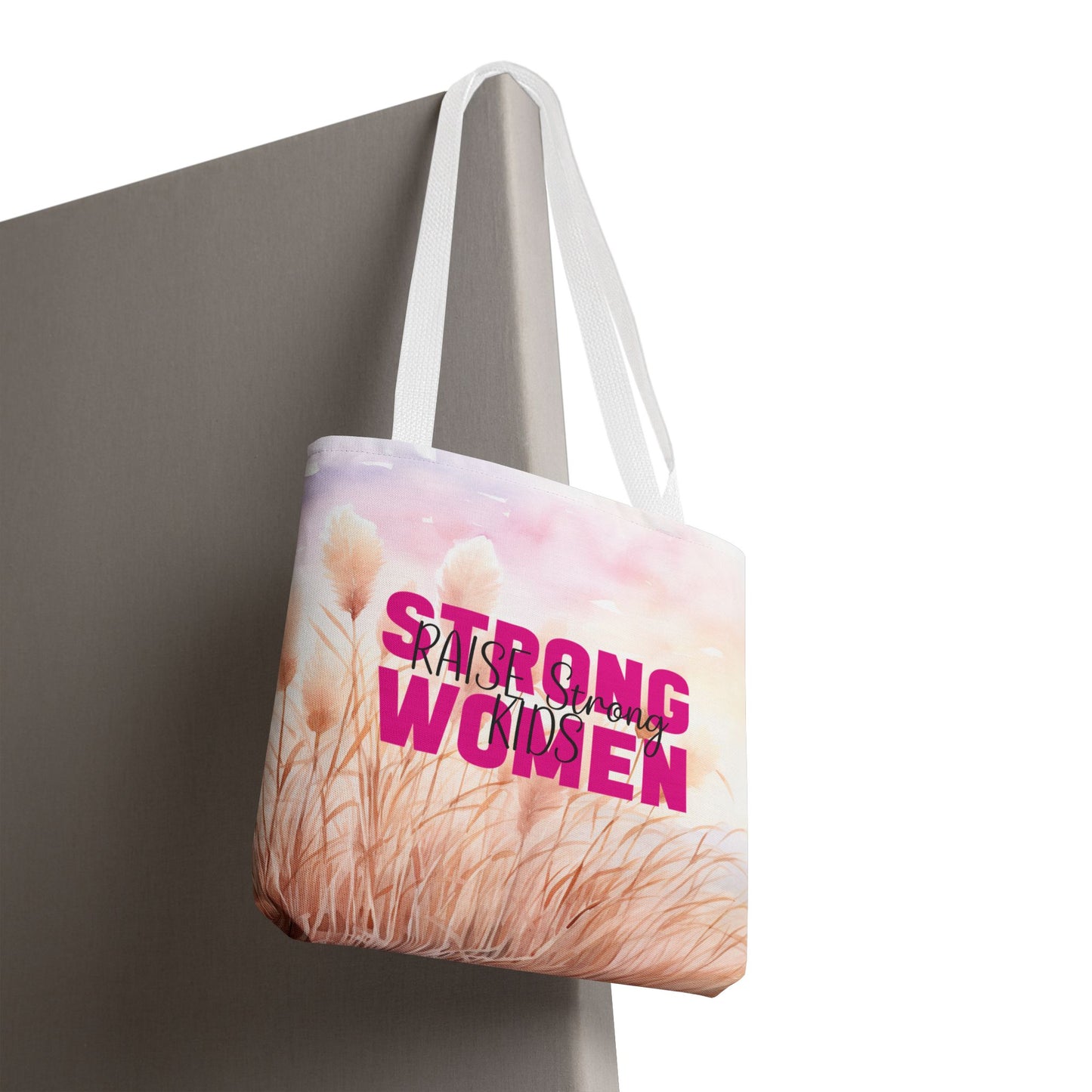 Tote Bag - Mom - Strong Women Raise Strong Kids (1)