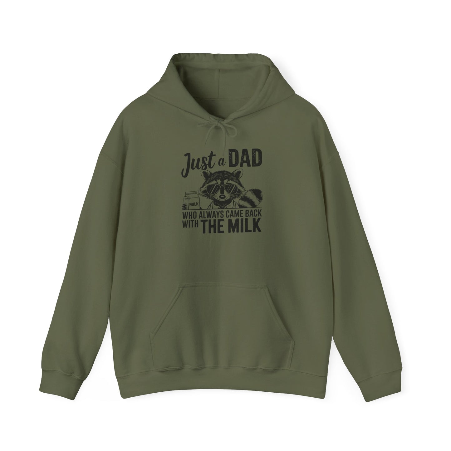 Hoodie - Dad / Funny - Just a Dad (1) - Black Writing