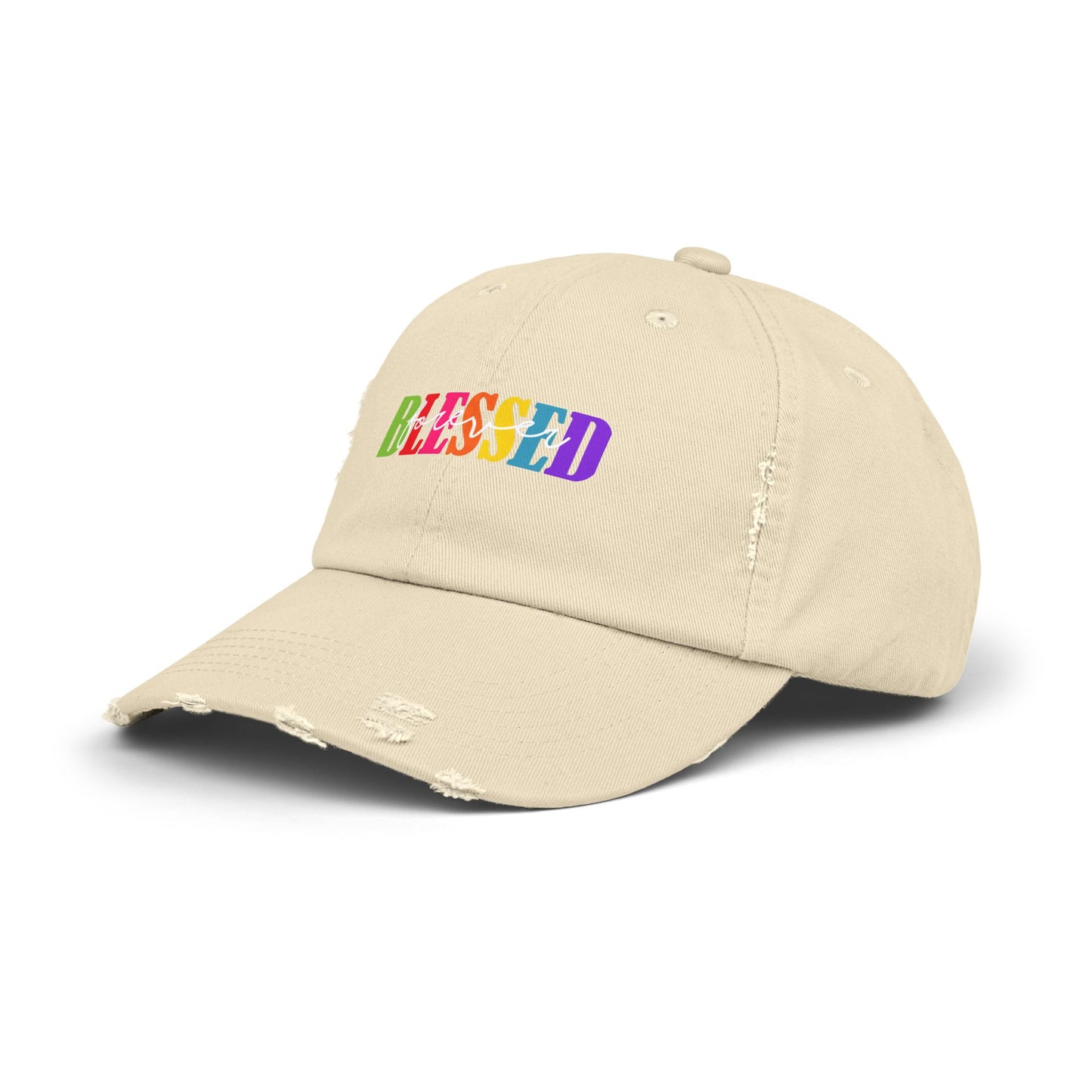 Distressed Cap - Faith - Blessed Forever (1)