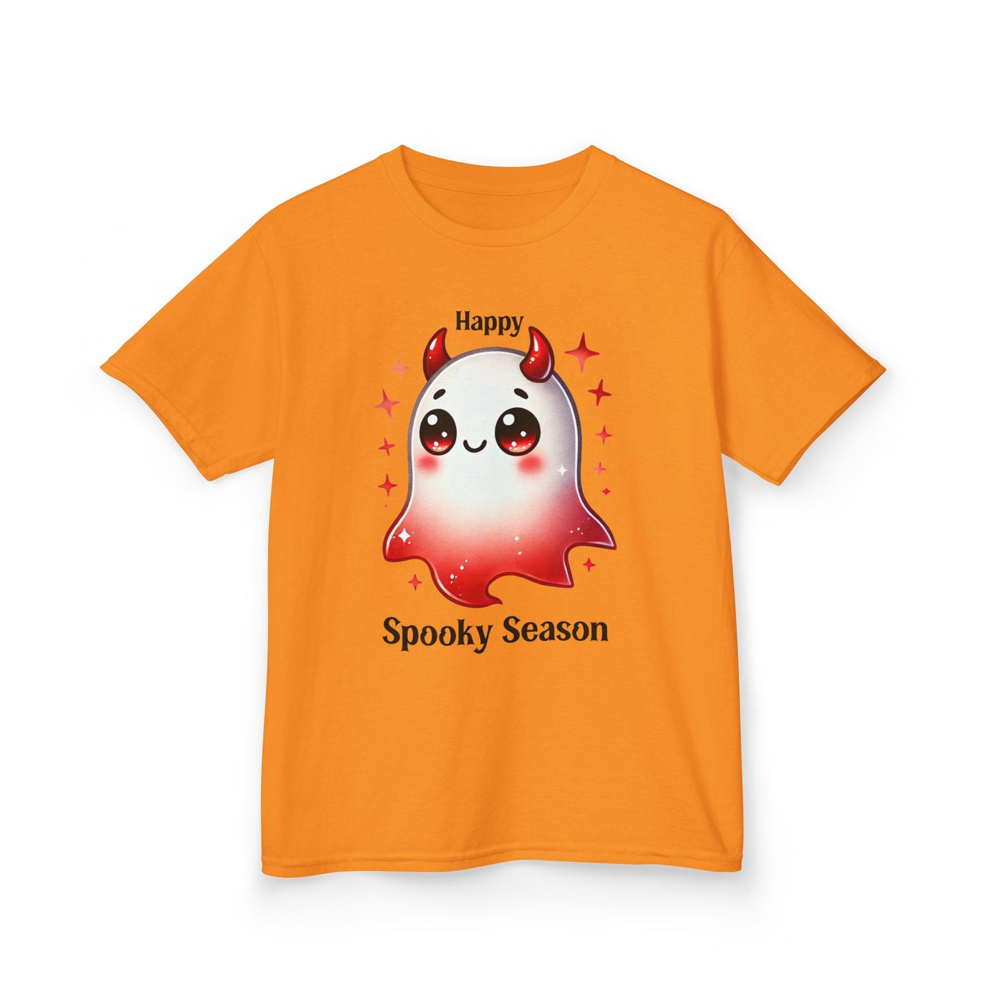Child Tee - Halloween / Ghost - Happy Spooky Season (01a)