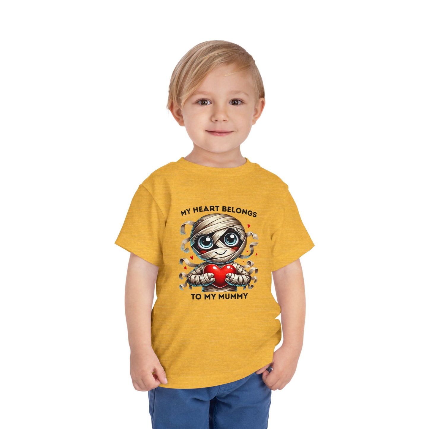 Toddler Tee - Halloween - My Heart Belongs to My Mummy (2a)