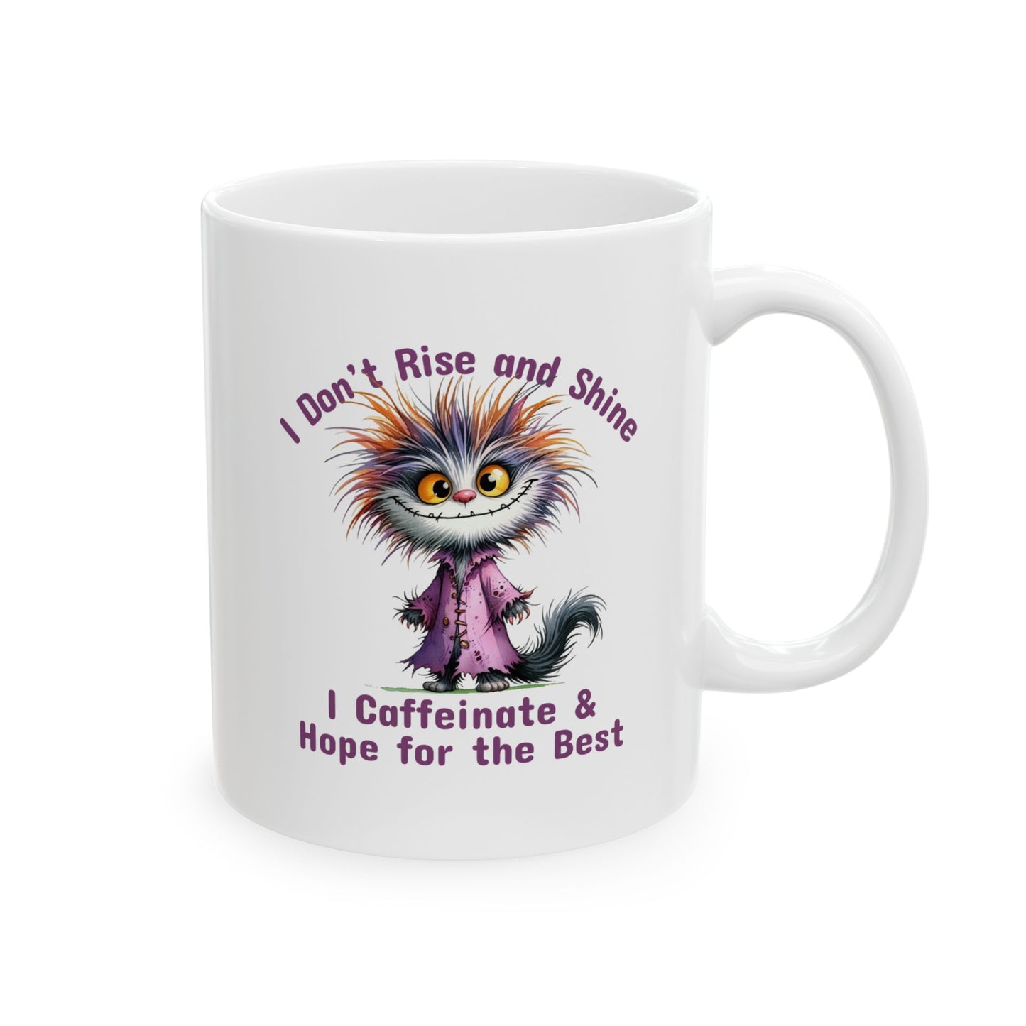 Ceramic Mug - Caffeinate and Hope for the Best (1)