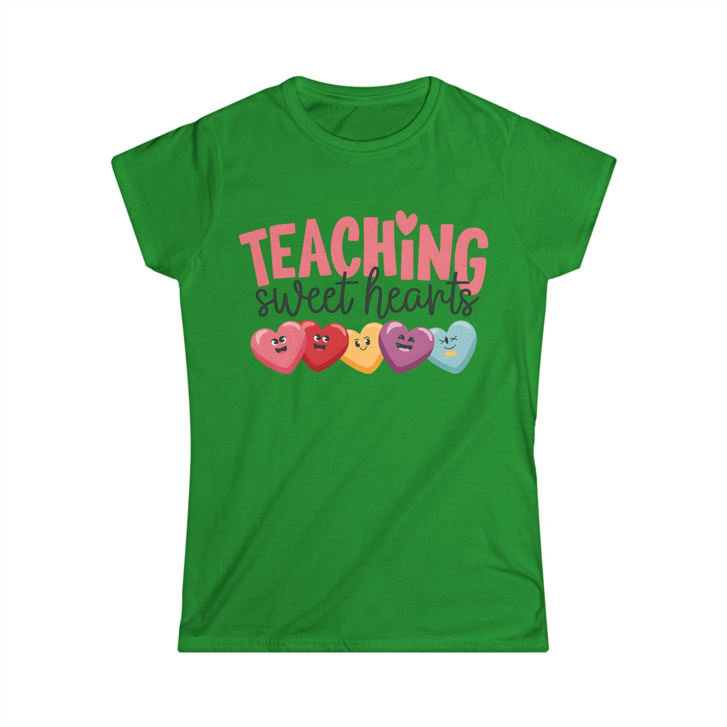 Female T-Shirt - Teacher / Valentine - Teaching Sweet Hearts (01)