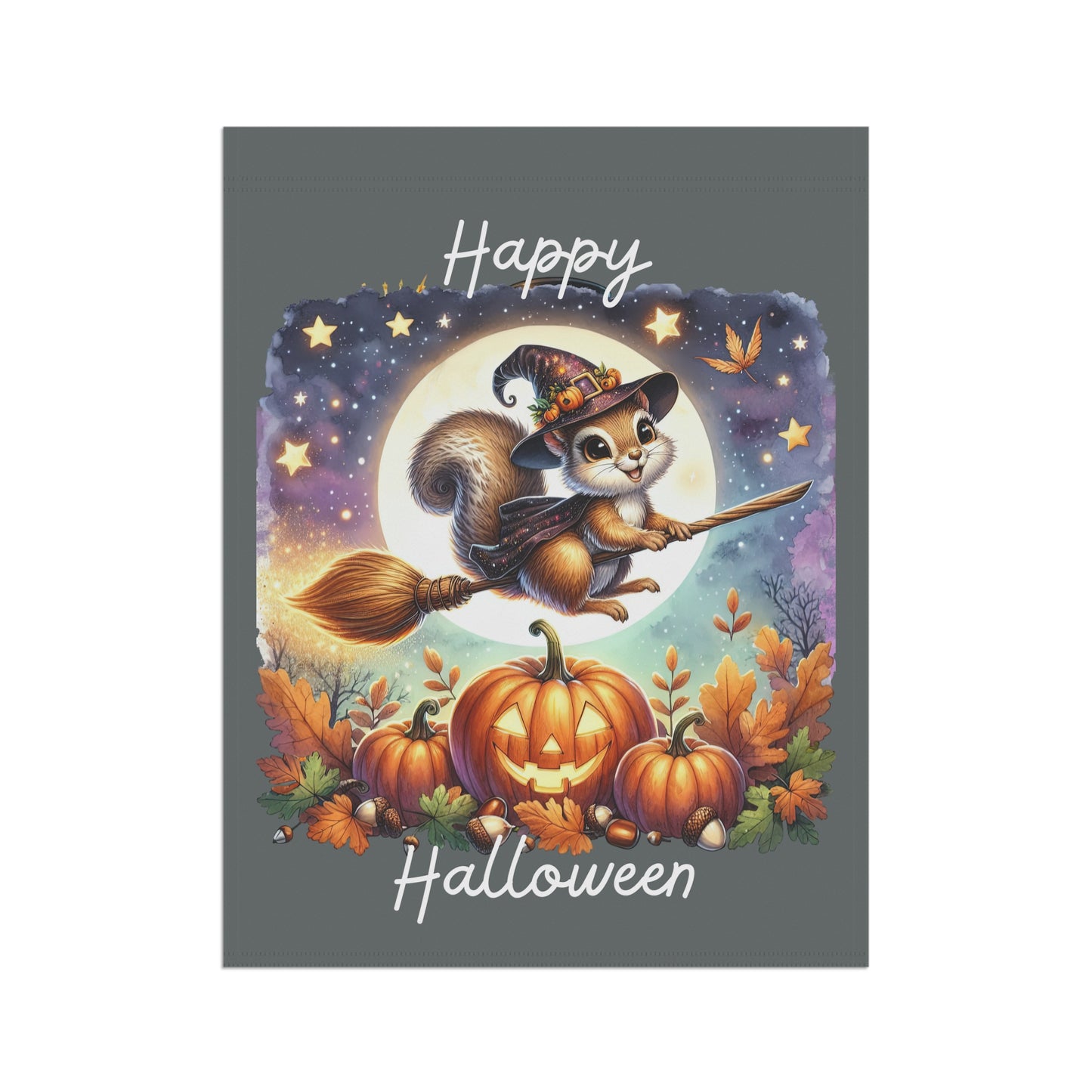 Garden Flag - Halloween - Happy Halloween (01a)