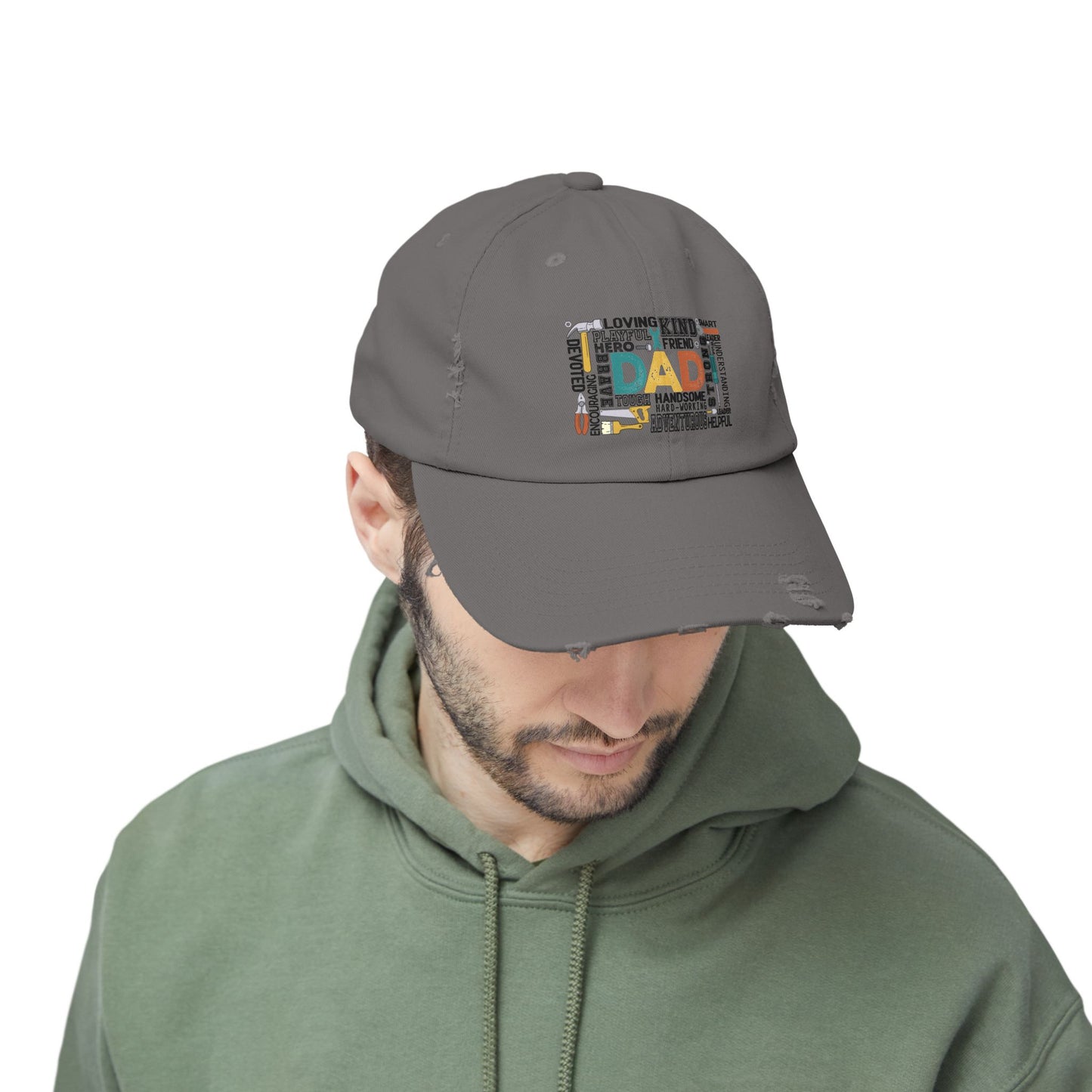 Distressed Cap - Dad - Handyman Dad (1)