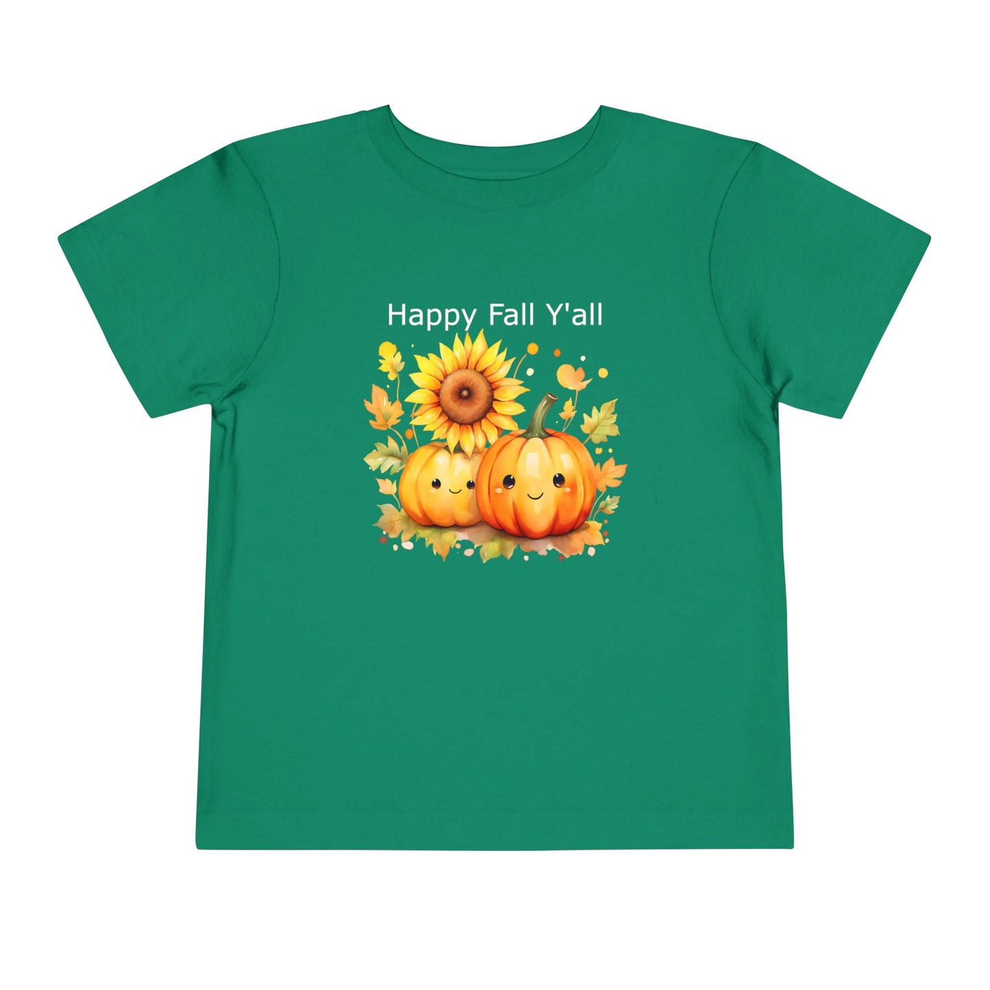 Toddler Tee - Autumn - Happy Fall Y'All (01)