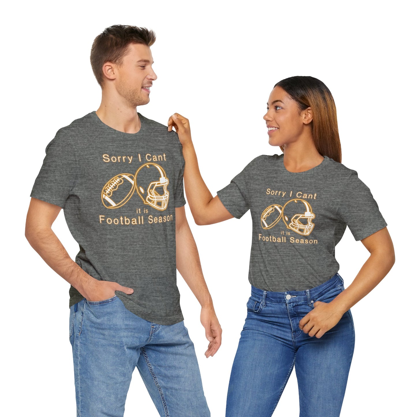 T-shirt - Football - Sorry I Cant (01g)