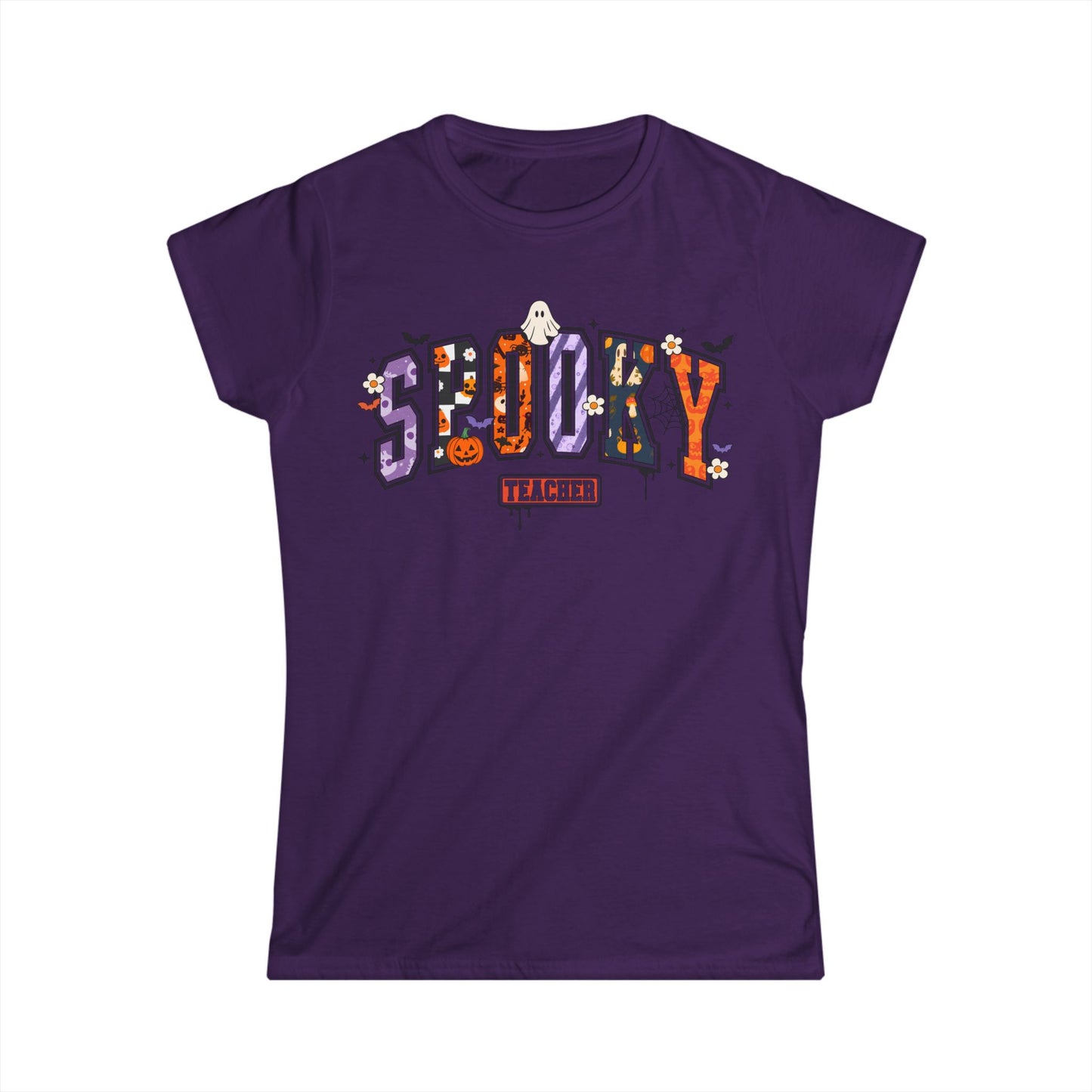 Female T-Shirt - Teacher / Halloween - Spooky Teacher (01a)