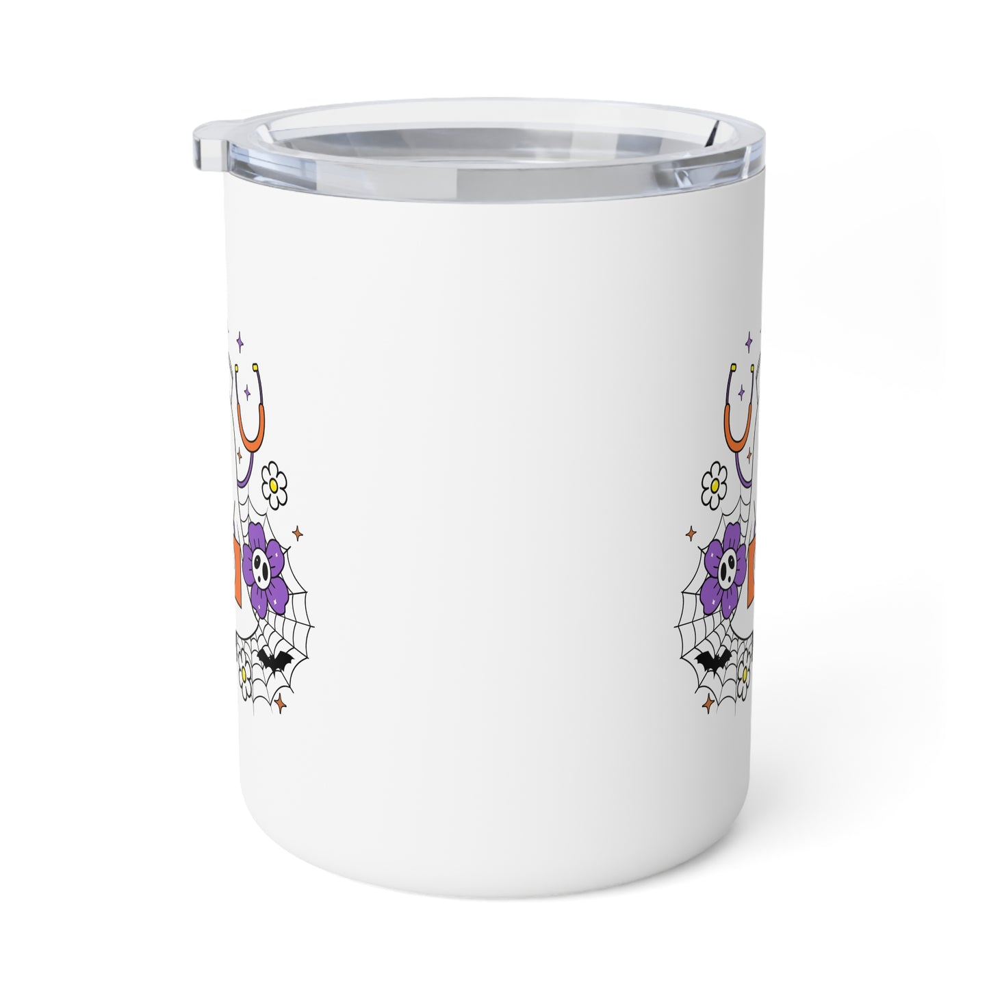 Insulated Mug - Medical / Halloween Ghost with Medical Stuff (01a)