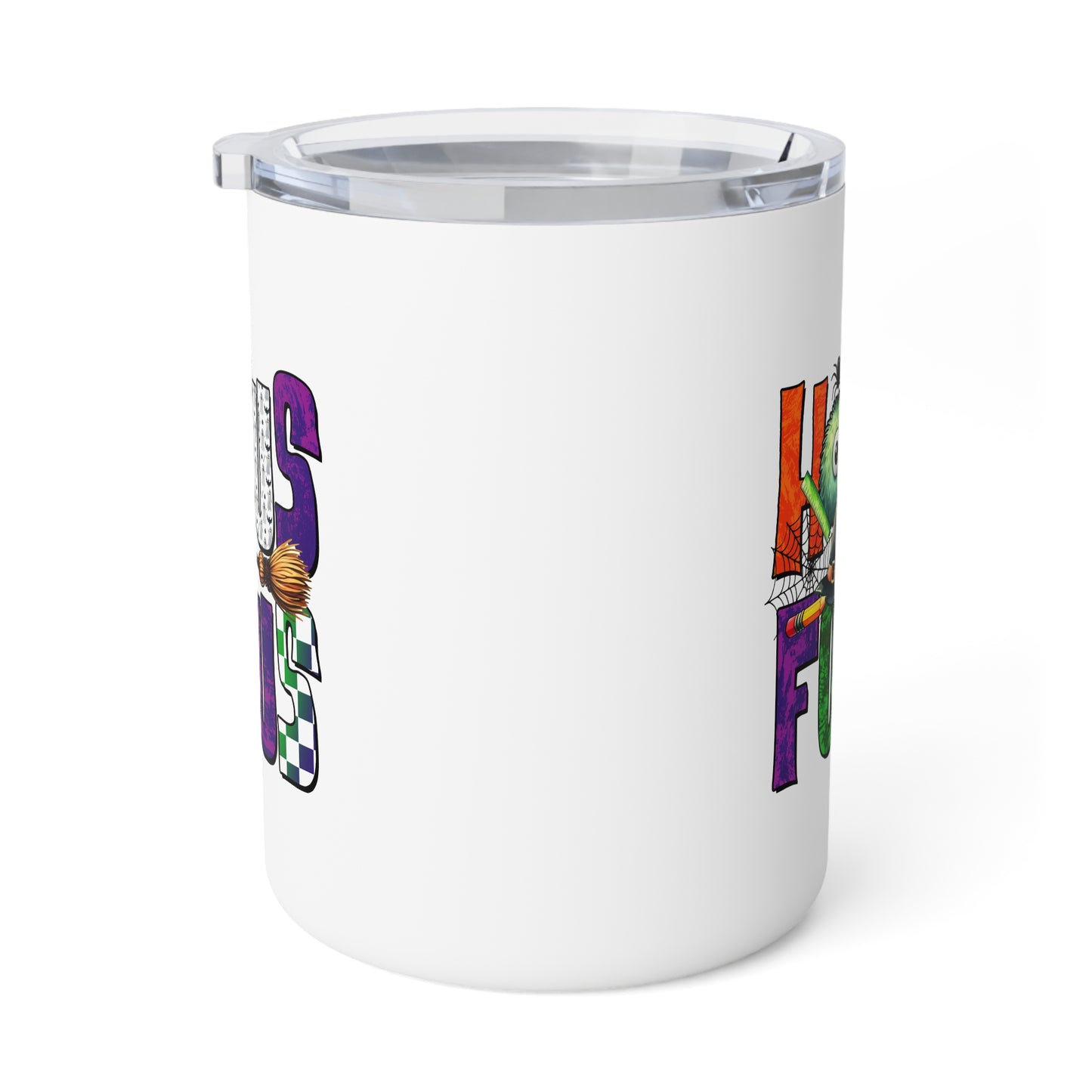 Insulated Mug - Teacher / Halloween - Fangs for the Healthcare (01a)