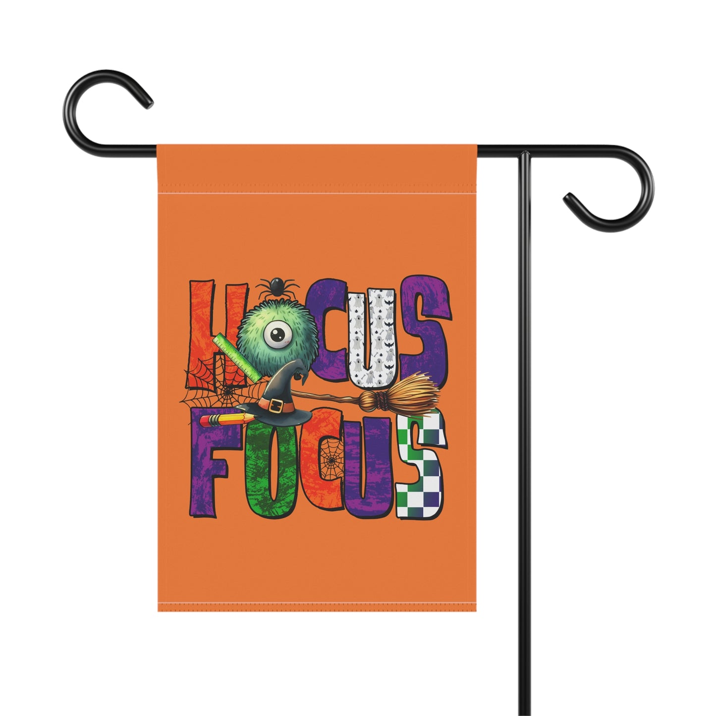 Garden Flag - Teacher / Halloween - Hocus Focus (01a)