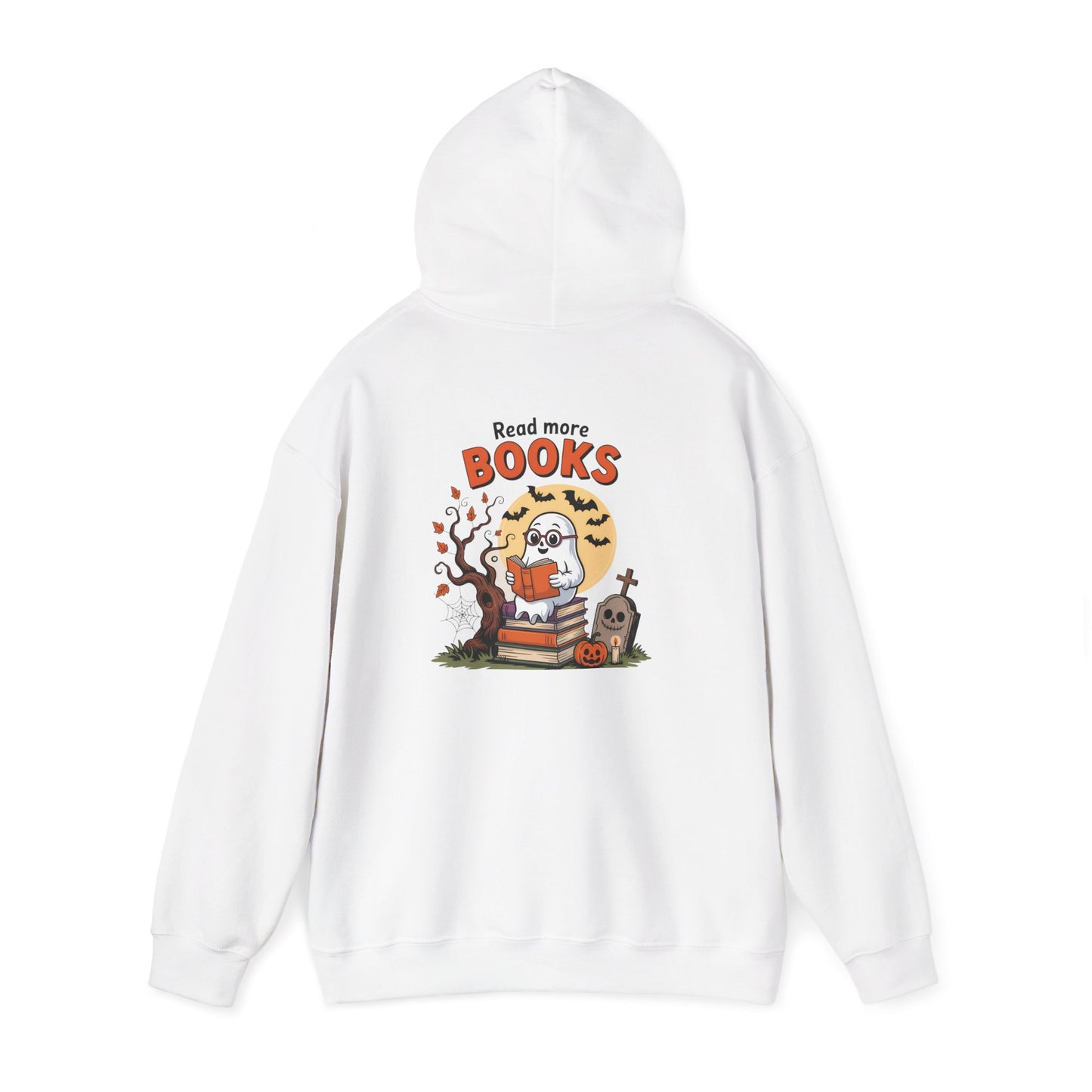 Heavy Blend Hoodie - Teacher/Halloween - Read More Books (01a)