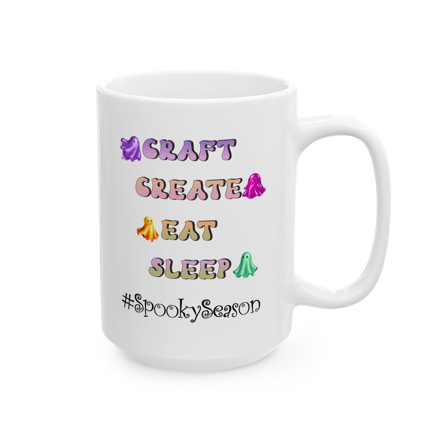 Ceramic Mug - Halloween - Craft Create Eat Sleep #spookyseason (01a)