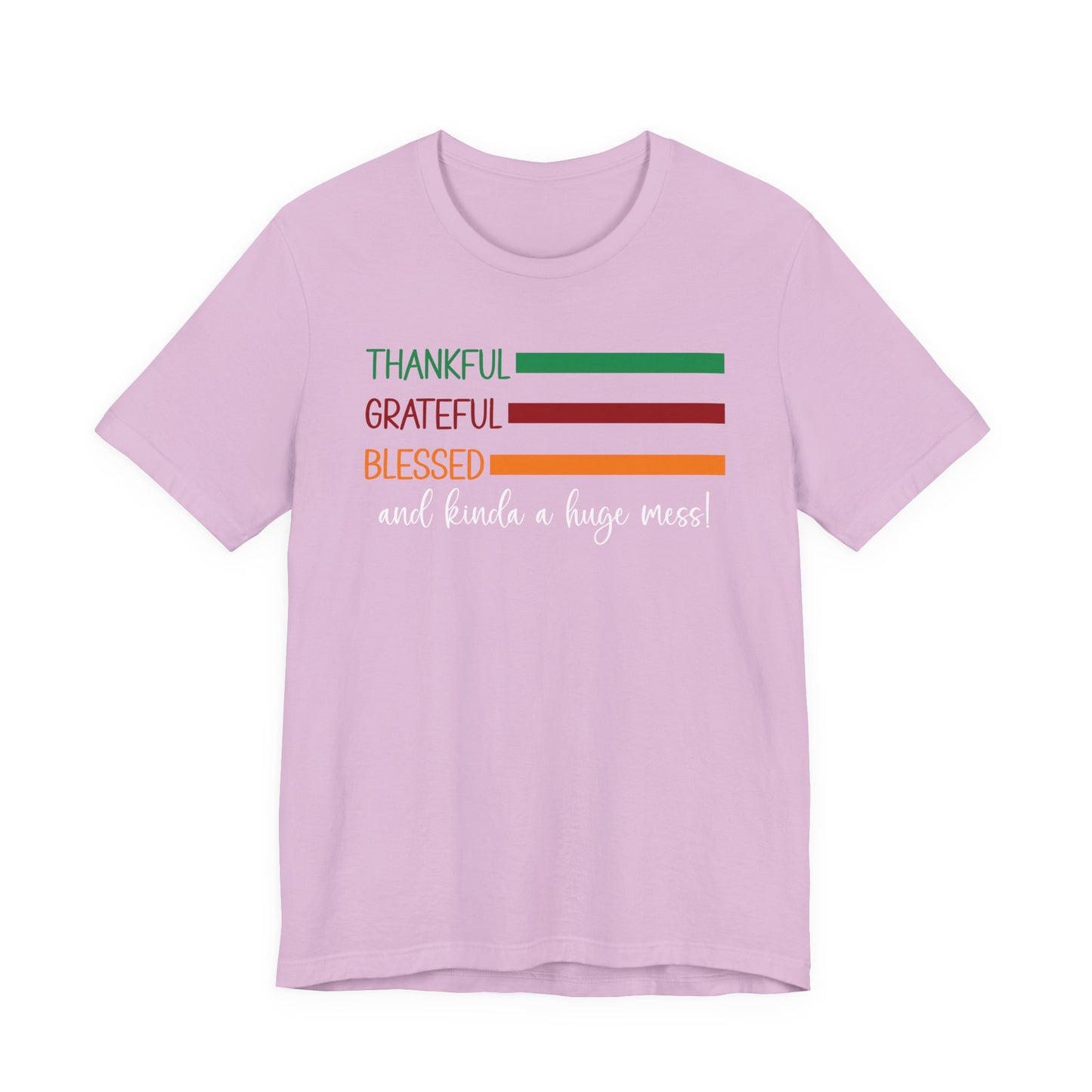 T-shirt - Christian - Thankful, Grateful, Blessed & Crazy (1a)