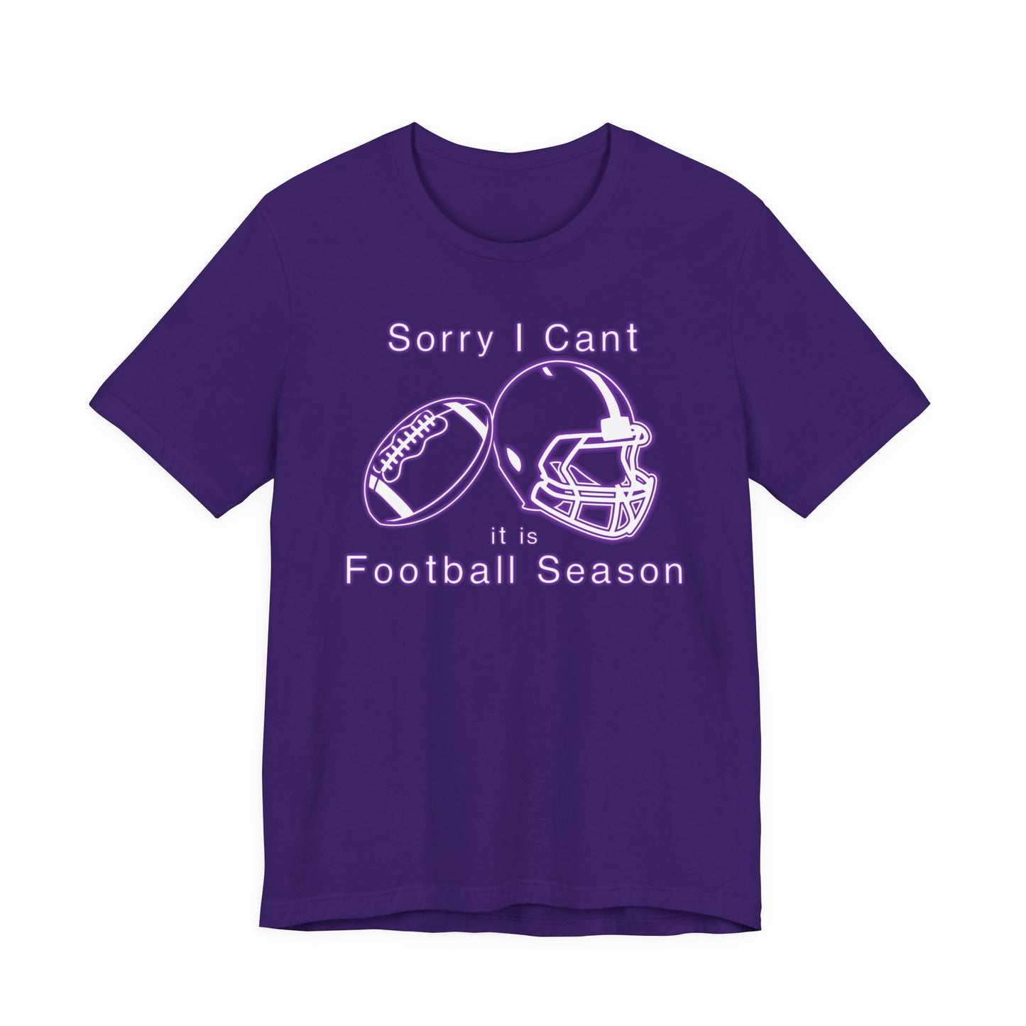 T-shirt - Football - Sorry I Cant (01c)