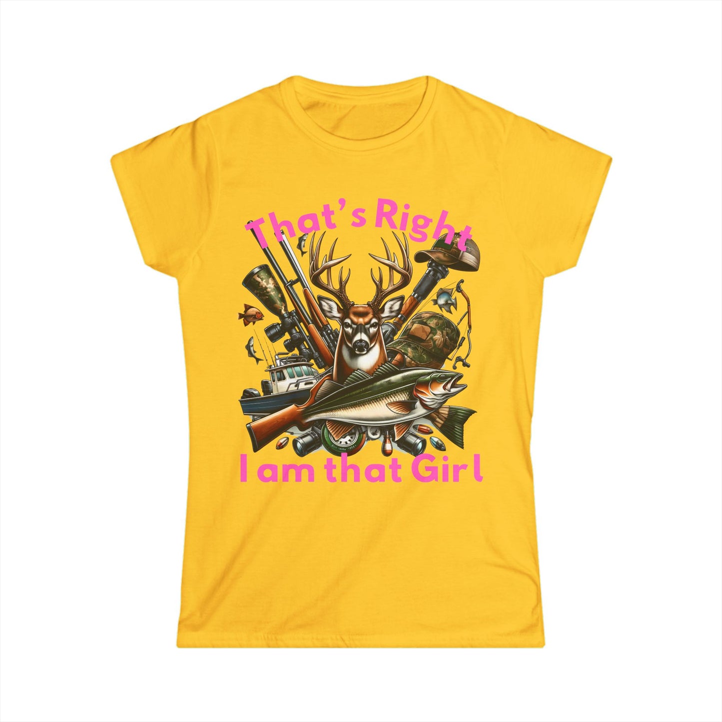 Female T-Shirt - Hunter - I am that girl (1a)