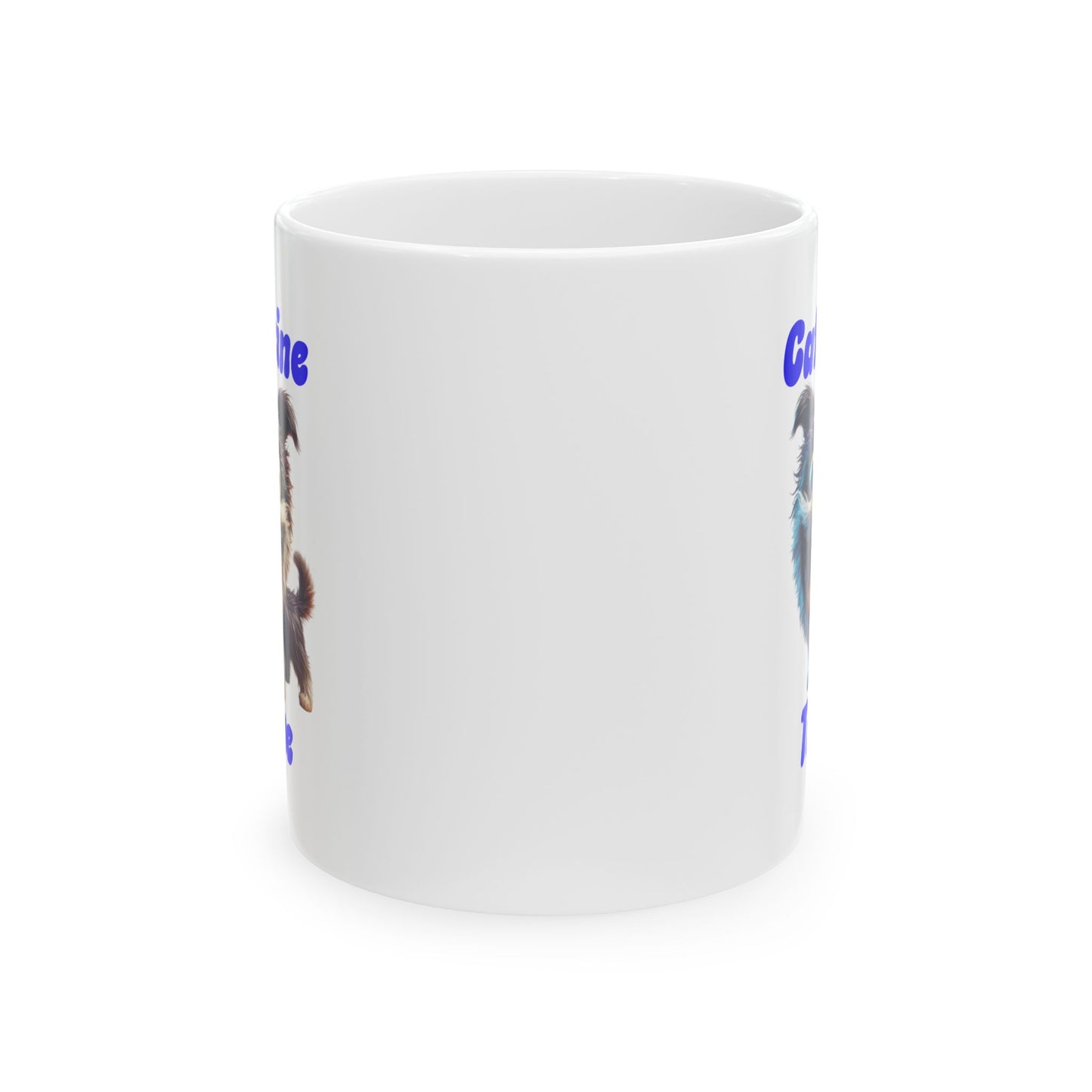 Ceramic Mug - Caffeine Time with Dog (1)