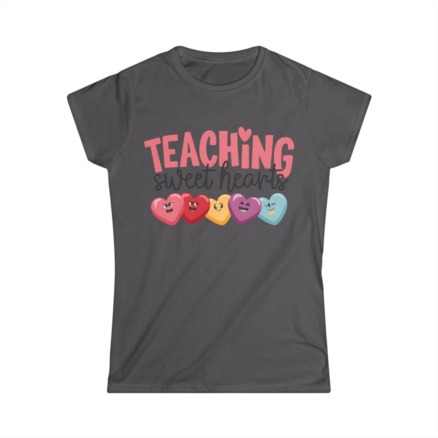 Female T-Shirt - Teacher / Valentine - Teaching Sweet Hearts (01)