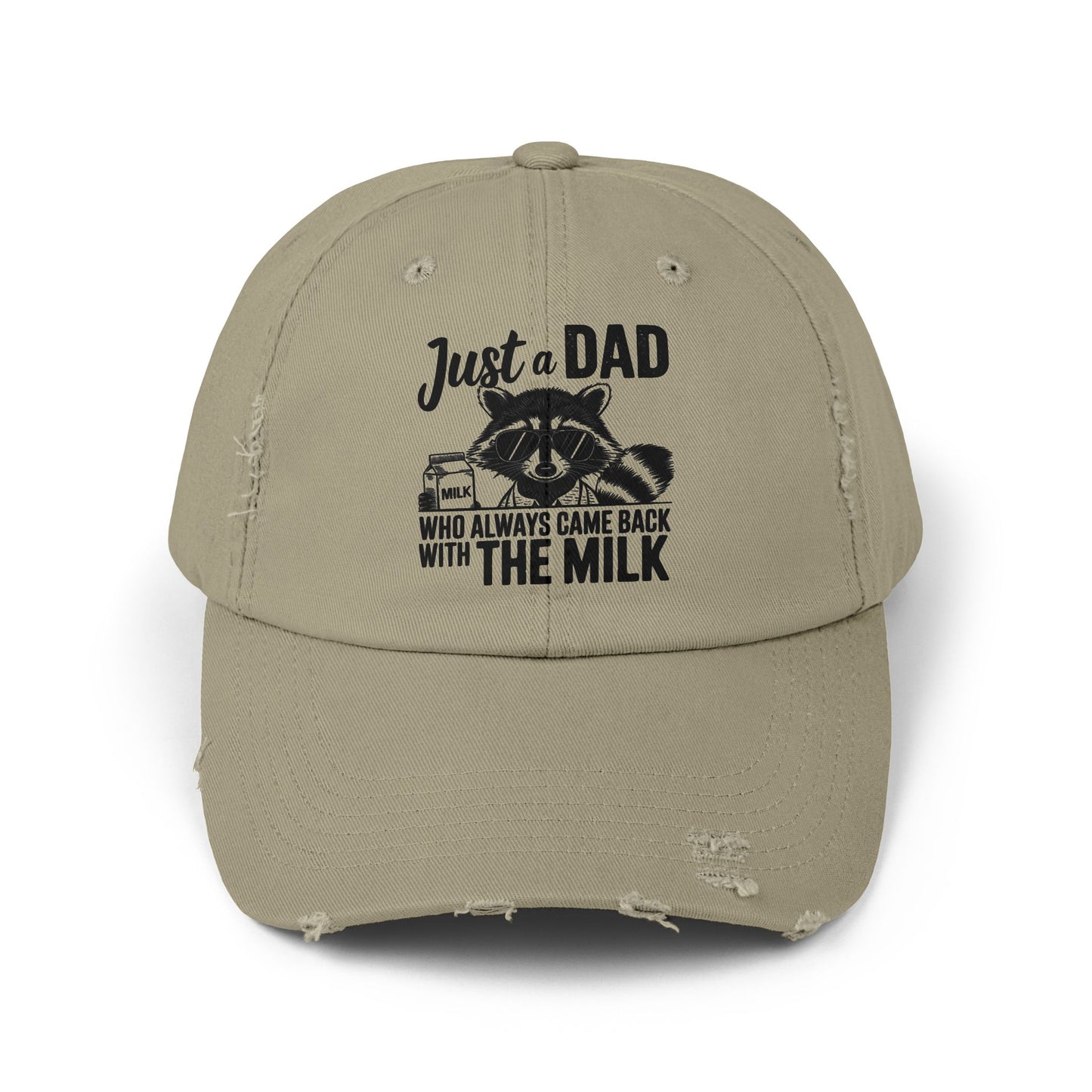 Distressed Cap - Dad / Funny - Just a dad (1)