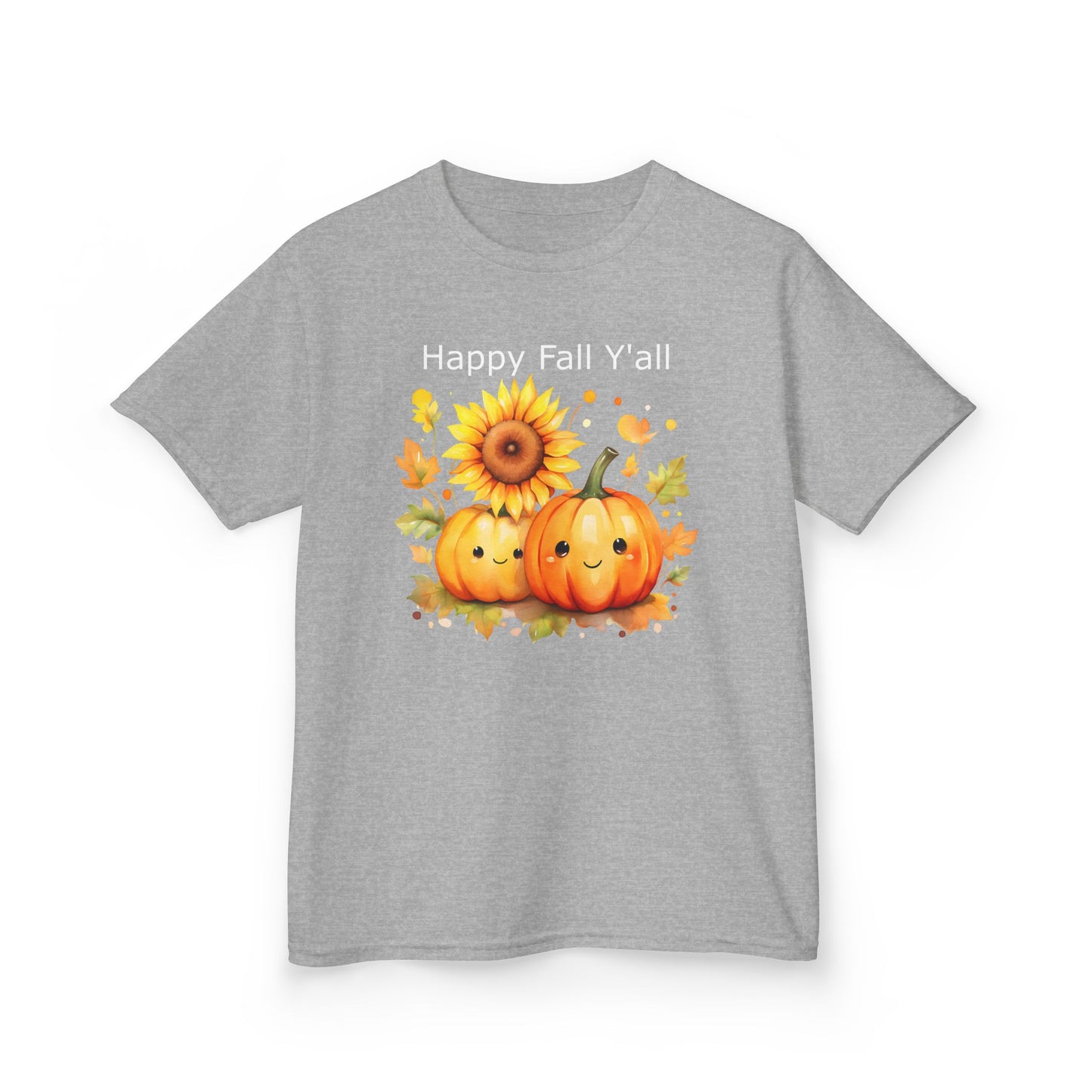 Child Tee - Autumn - Happy Fall Y'All (01)