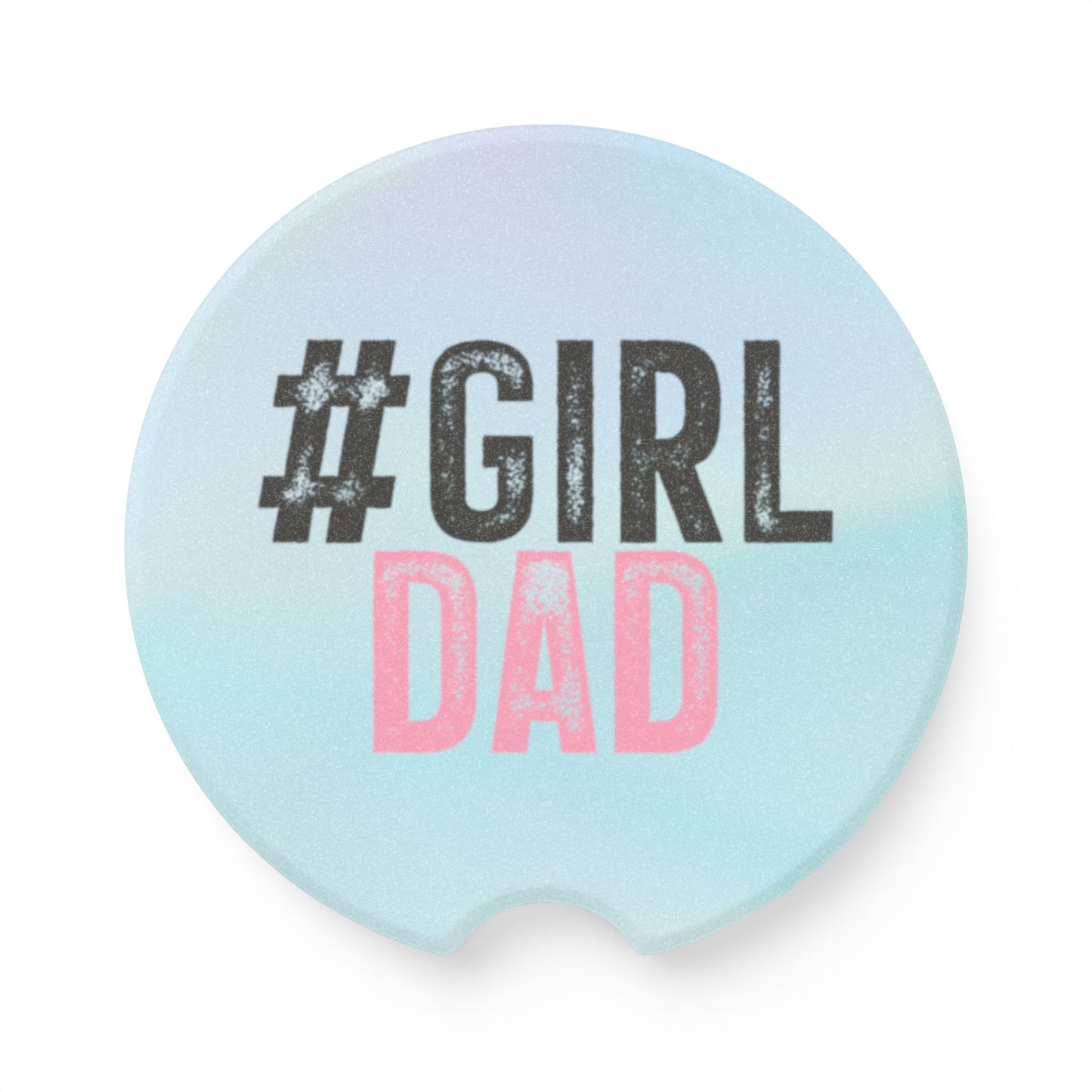 Soapstone Car Coaster - Dad - #girldad (1)