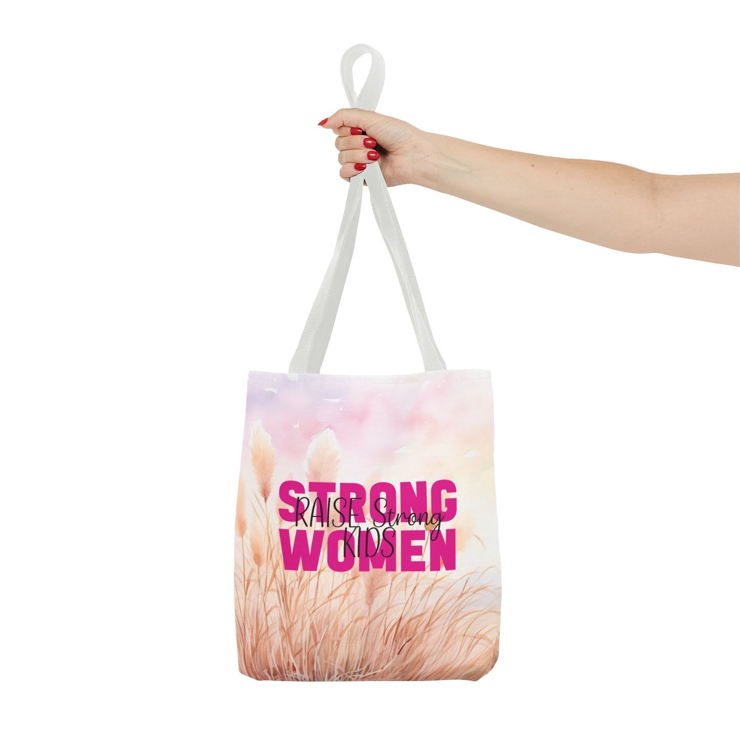 Tote Bag - Mom - Strong Women Raise Strong Kids (1)