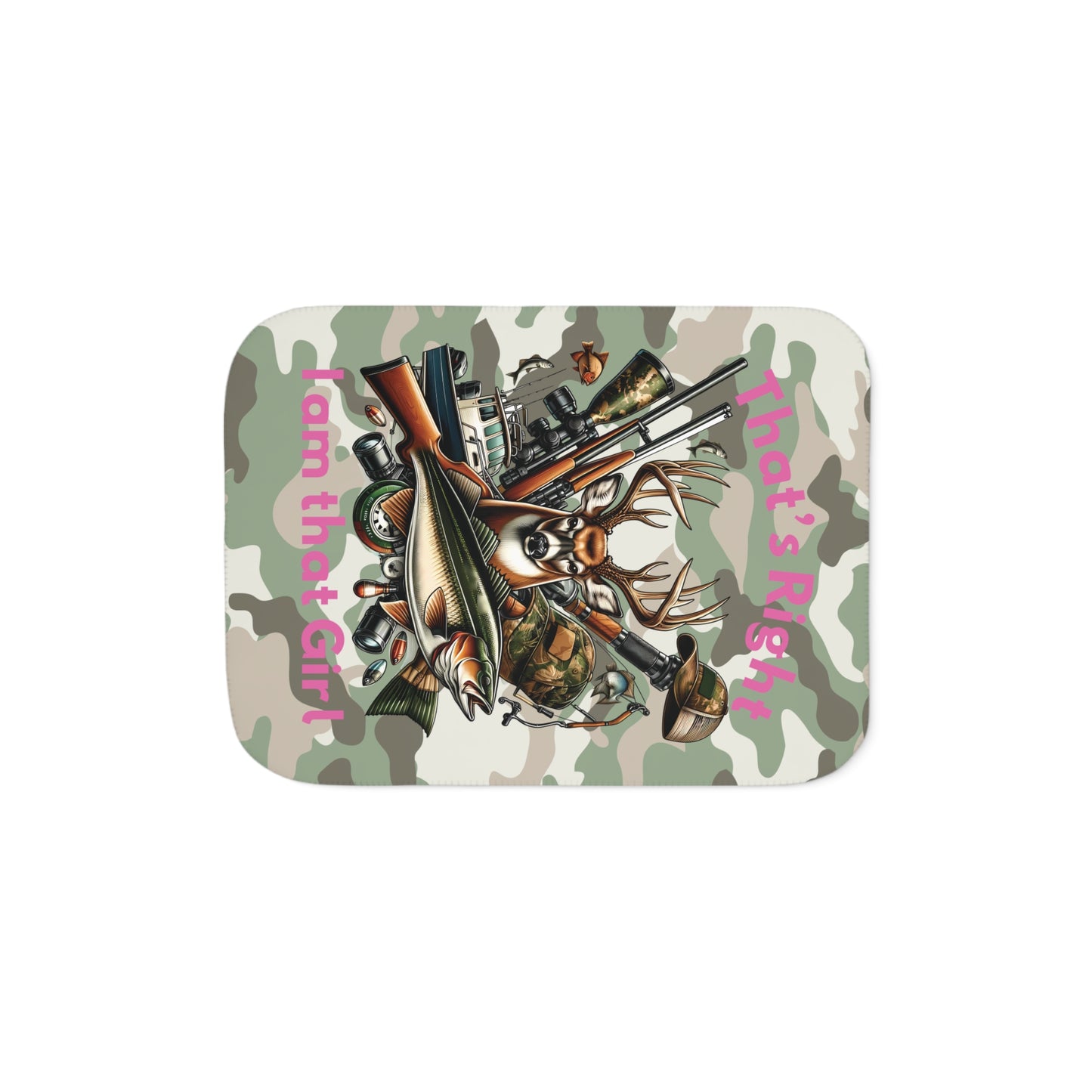 Sherpa Blanket - Hunter - I am that Girl (1)