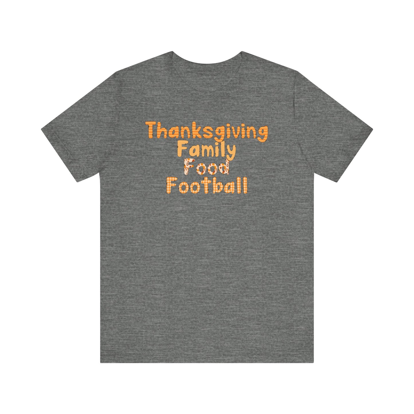 T-shirt - Thanksgiving - Family Food Football (01a)