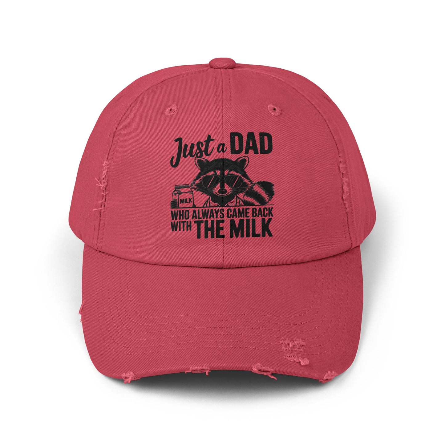 Distressed Cap - Dad / Funny - Just a dad (1)