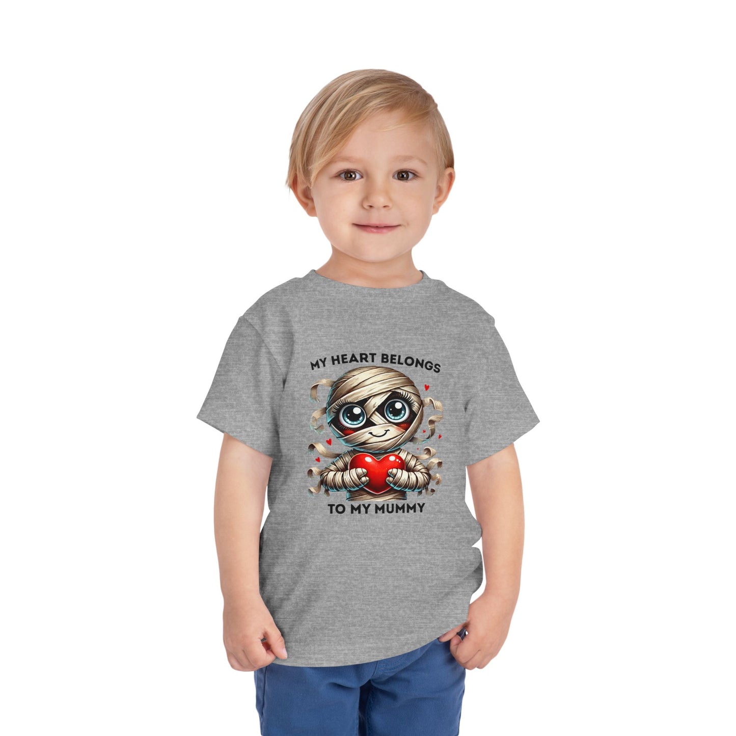 Toddler Tee - Halloween - My Heart Belongs to My Mummy (2a)