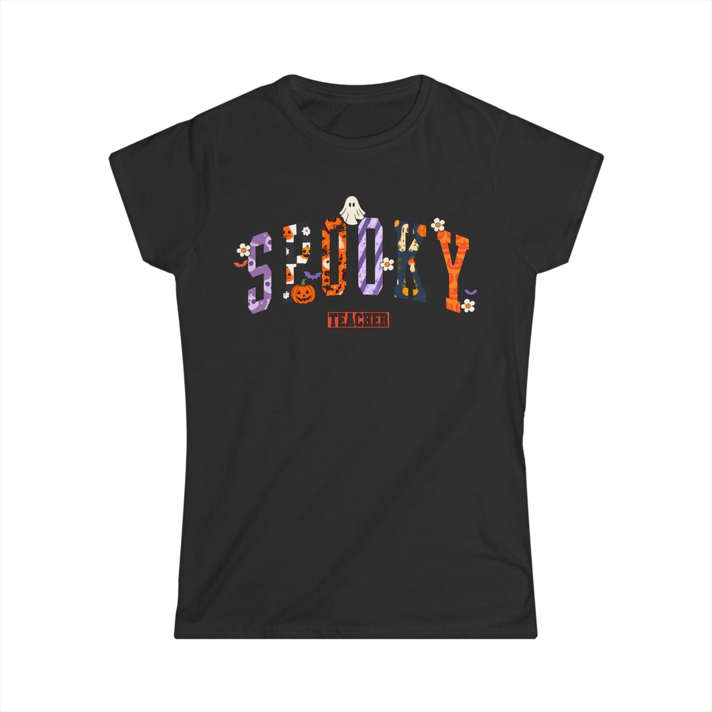 Female T-Shirt - Teacher / Halloween - Spooky Teacher (01a)