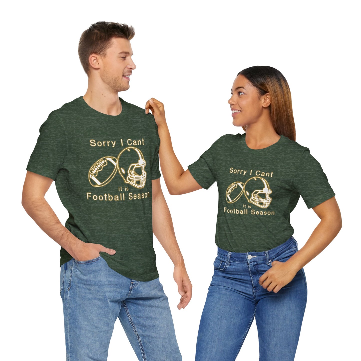 T-shirt - Football - Sorry I Cant (01f)