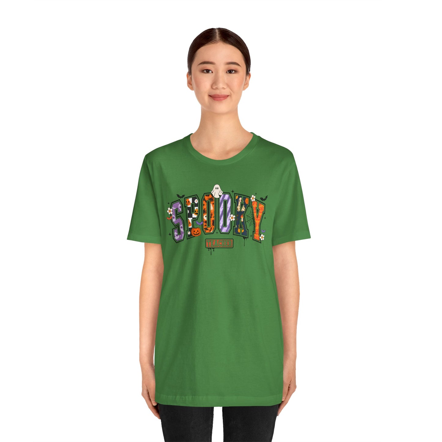T-Shirt - Teacher / Halloween - Spooky Teacher (01a)