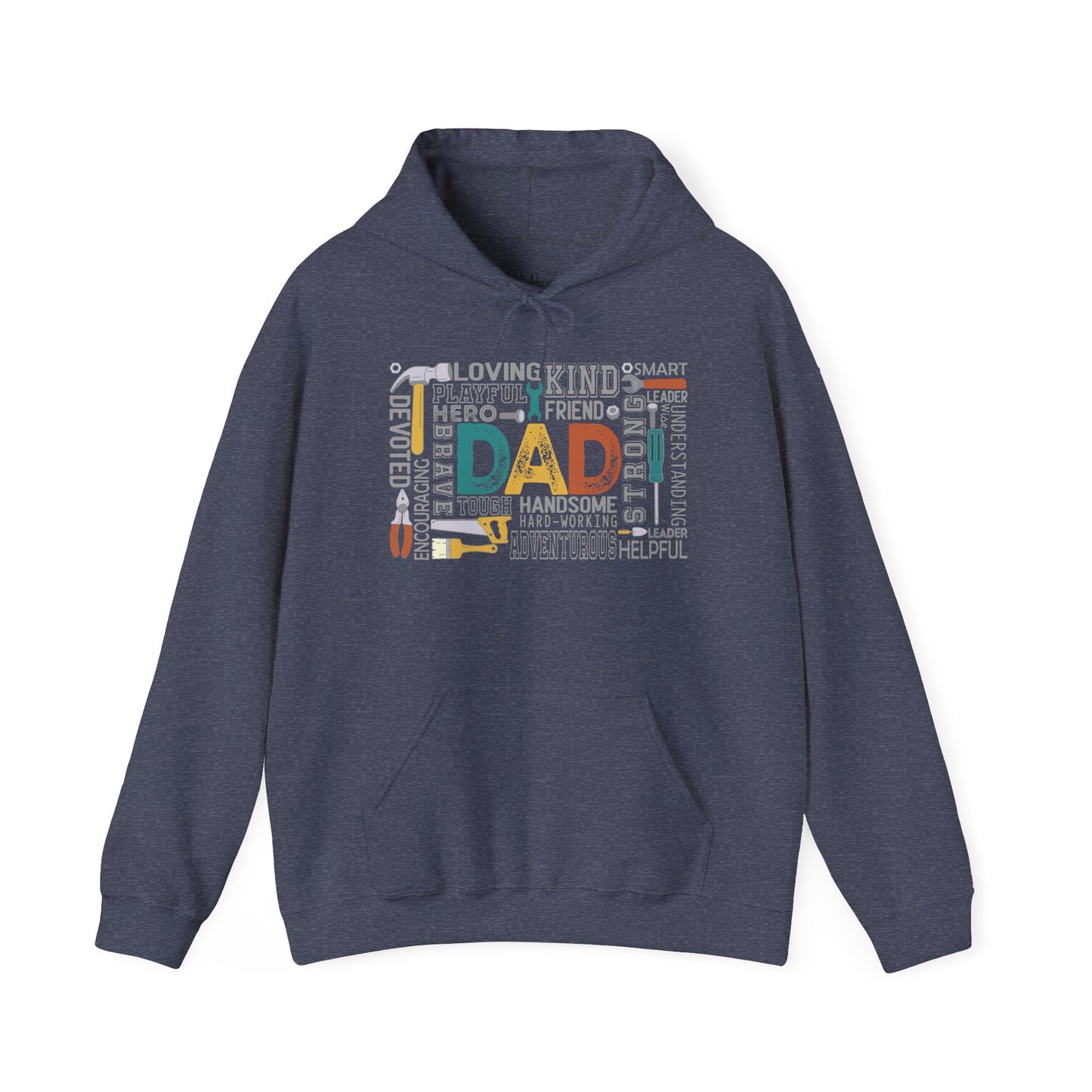 Hoodie - Dad - Handyman Dad (1) - Light Writing