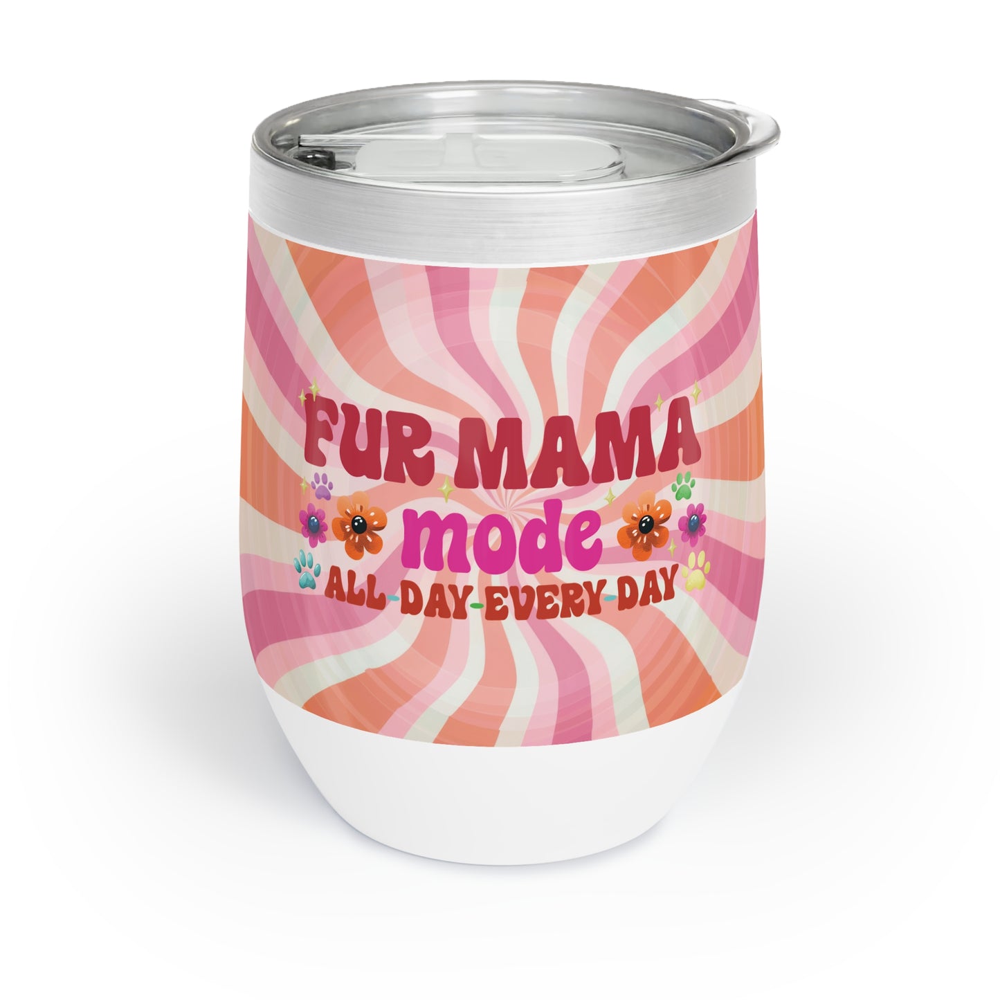 Wine Tumbler - Fur Mama (1)
