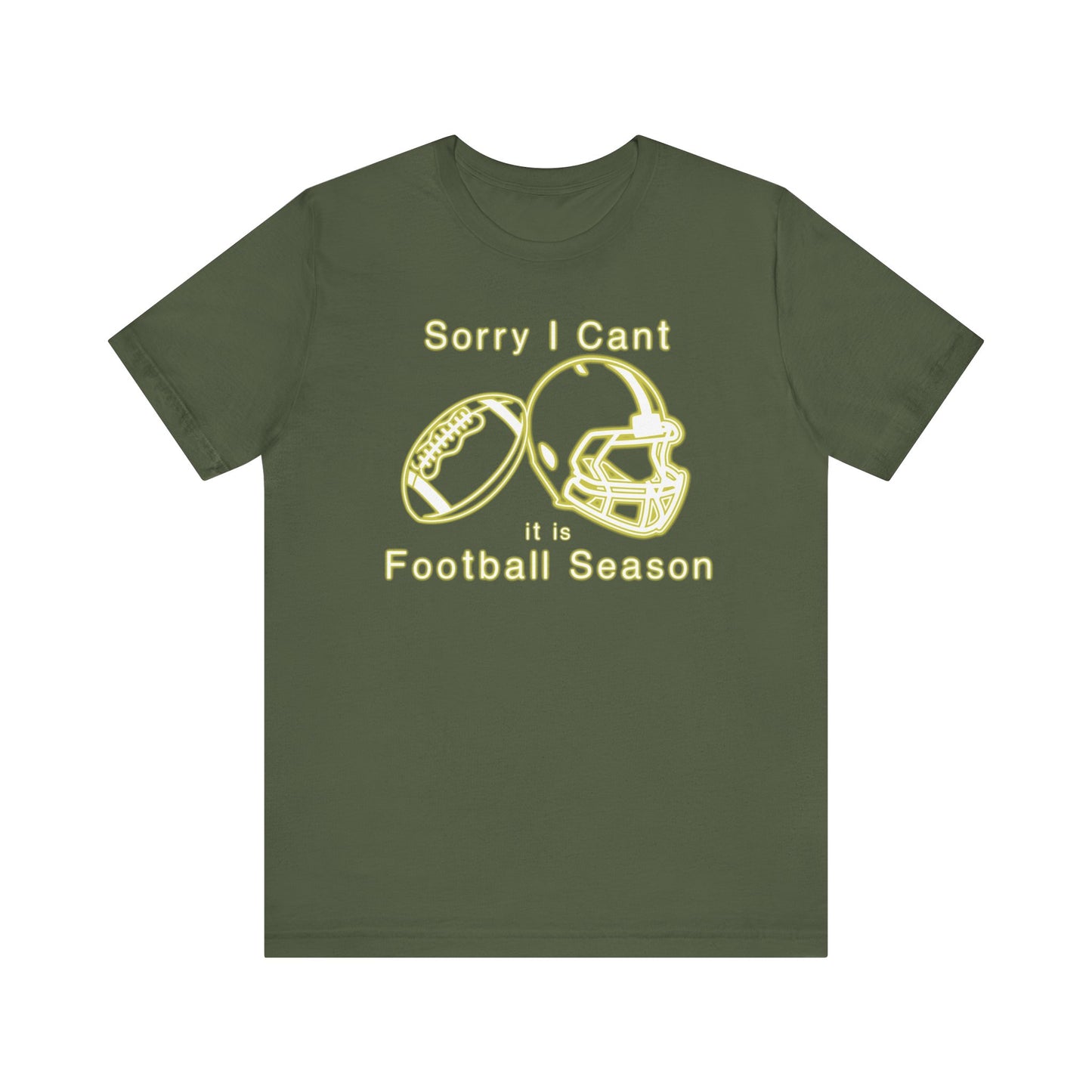 T-shirt - Football - Sorry I Cant (01h)