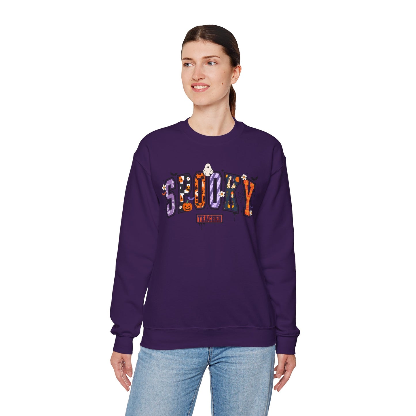 Sweatshirt - Teacher / Halloween - Spooky Teacher (1a)