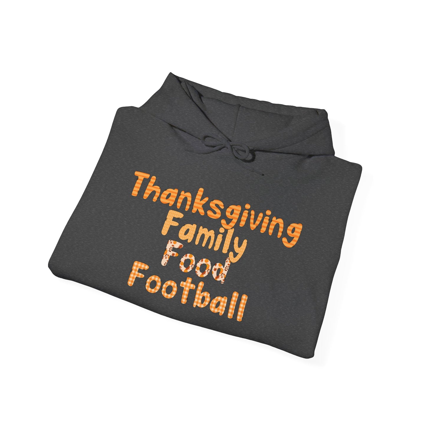 Heavy Blend Hoodie - Thanksgiving - Family Food Football (1a)