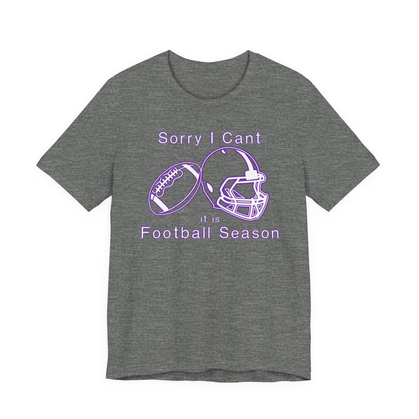 T-shirt - Football - Sorry I Cant (01c)