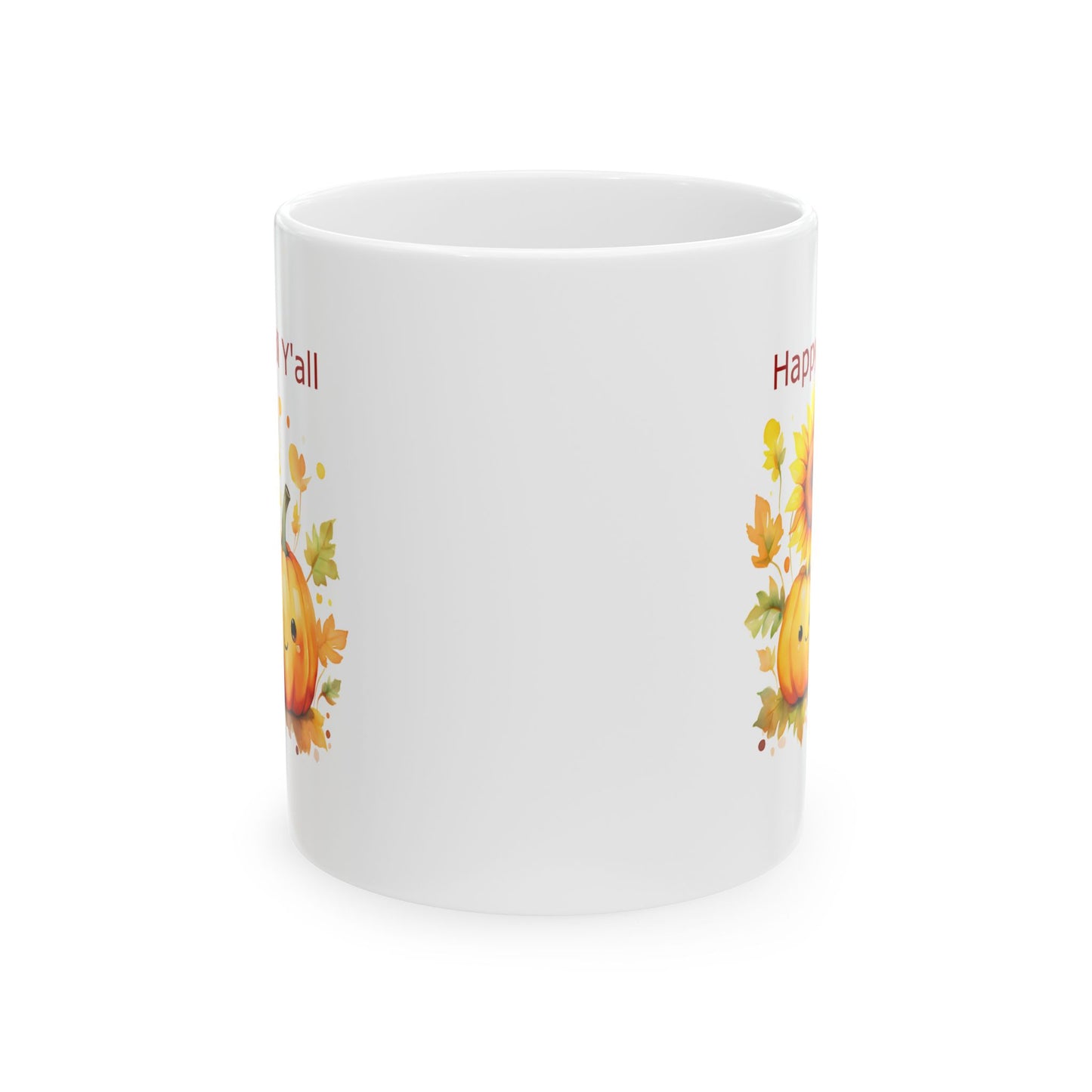 Ceramic Mug - Autumn - Happy Fall Y'all (1b)