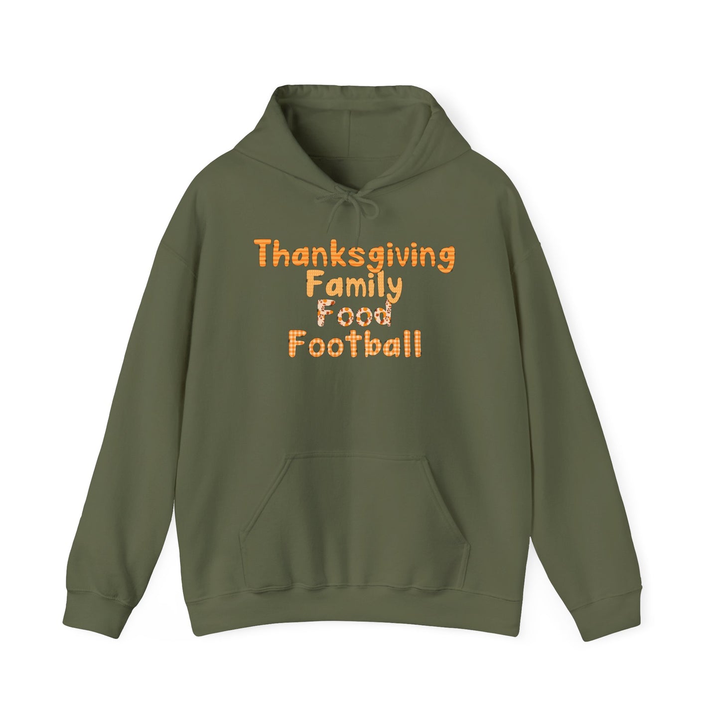 Heavy Blend Hoodie - Thanksgiving - Family Food Football (1a)