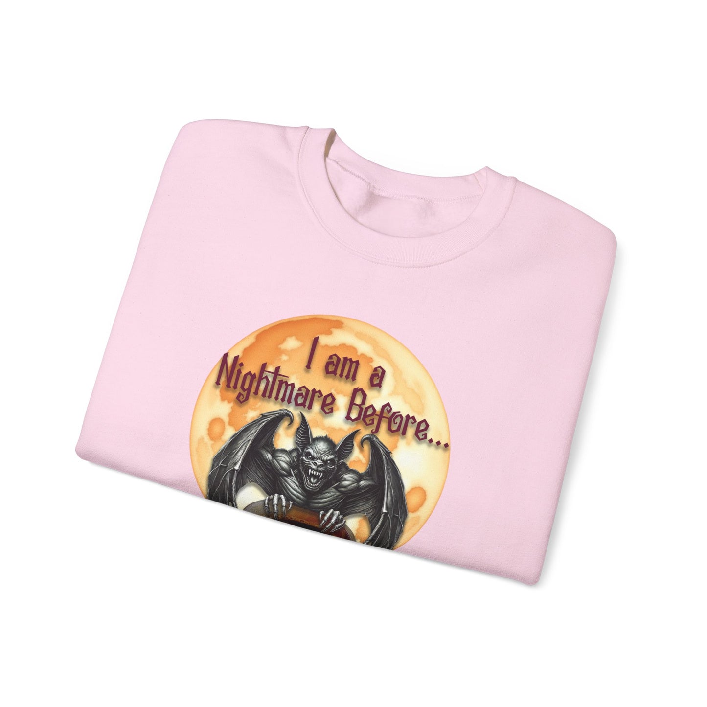 Sweatshirt - Halloween - Nightmare Before Coffee (1a) - Front Only