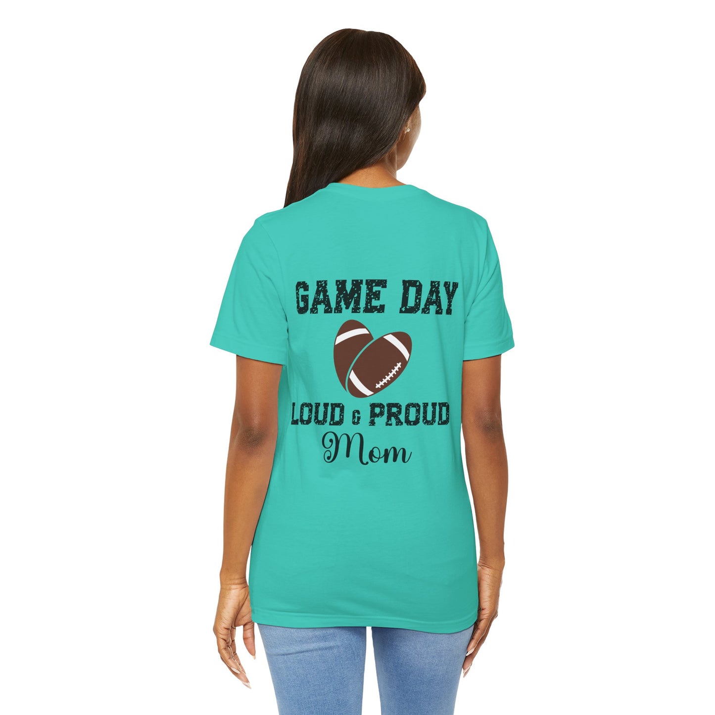 T-shirt - Football - Loud & Proud Mom (01a)