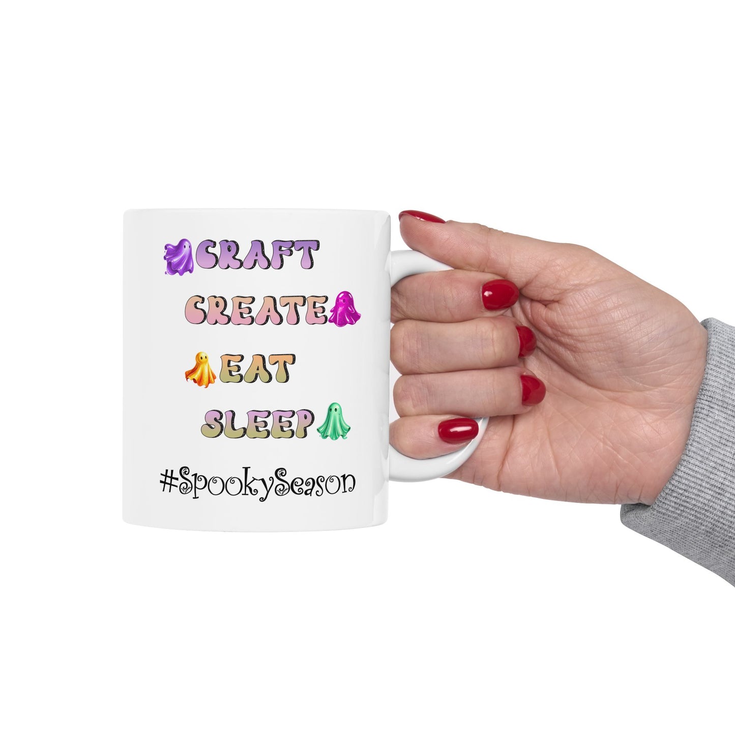 Ceramic Mug - Halloween - Craft Create Eat Sleep #spookyseason (01a)