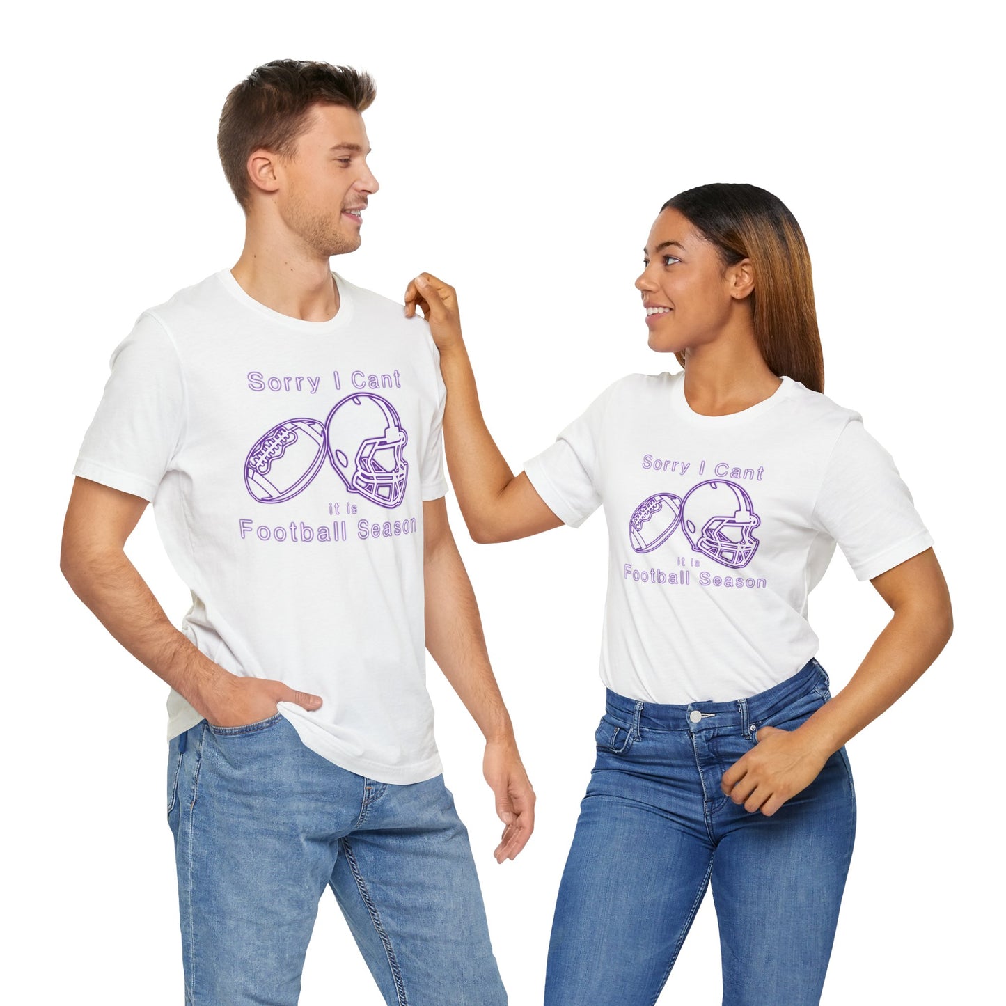 T-shirt - Football - Sorry I Cant (01c)