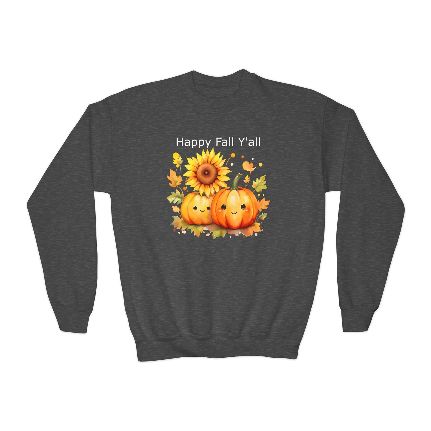 Child Sweatshirt - Autumn - Happy Fall Y'All (01)