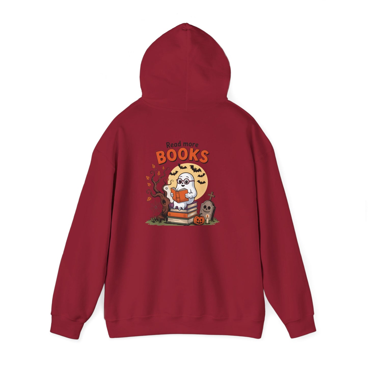 Heavy Blend Hoodie - Teacher/Halloween - Read More Books (01a)