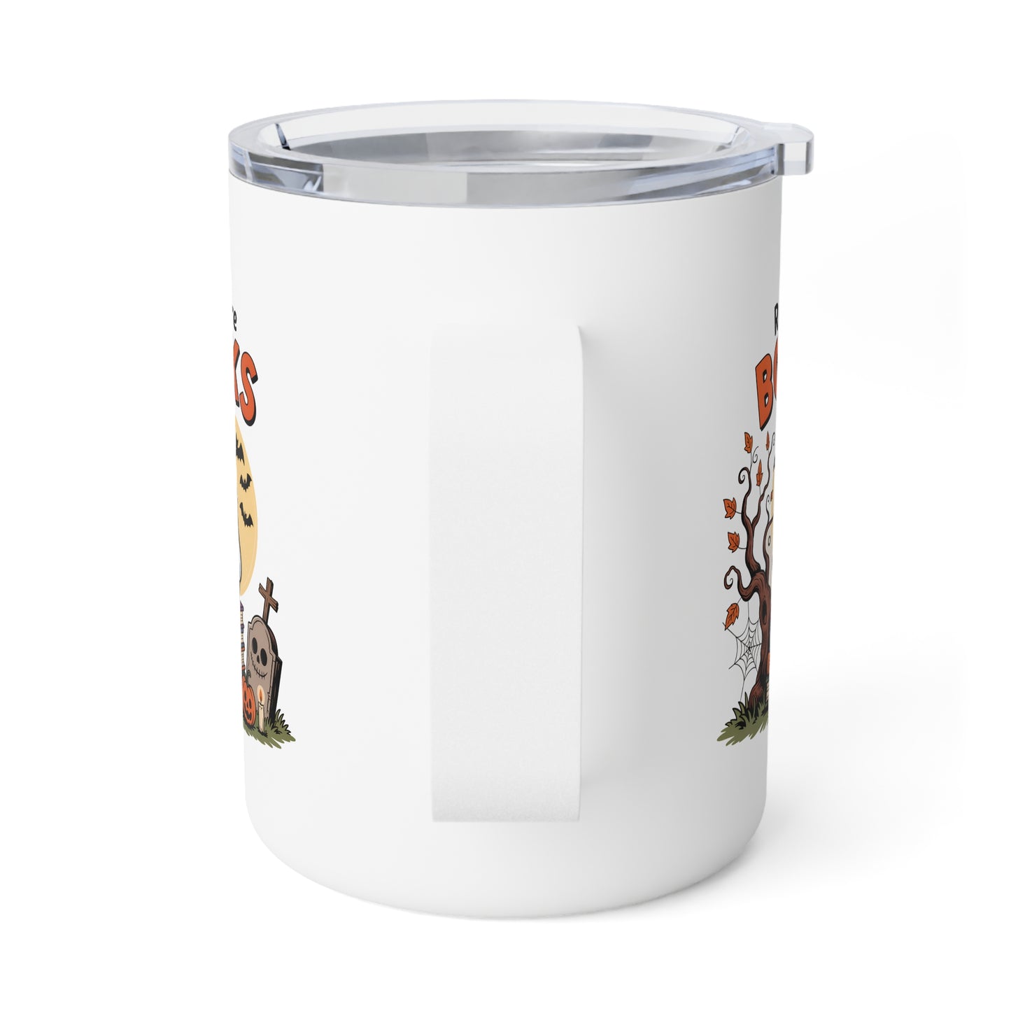 Insulated Mug - Teacher / Halloween - Read More Books (01a)