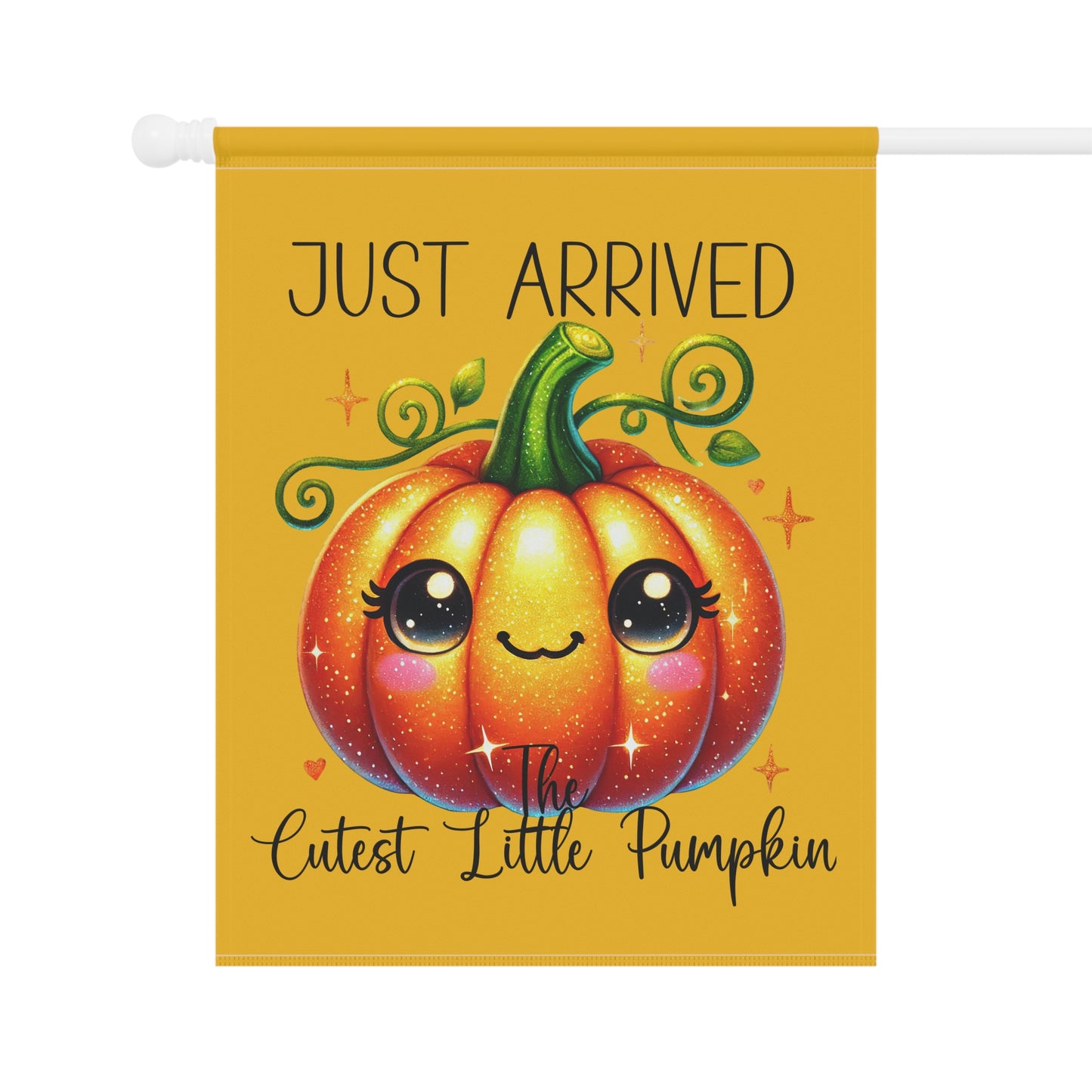 Garden Flag - Baby - Just Arrived...The Cutest Little Pumpkin (01a)